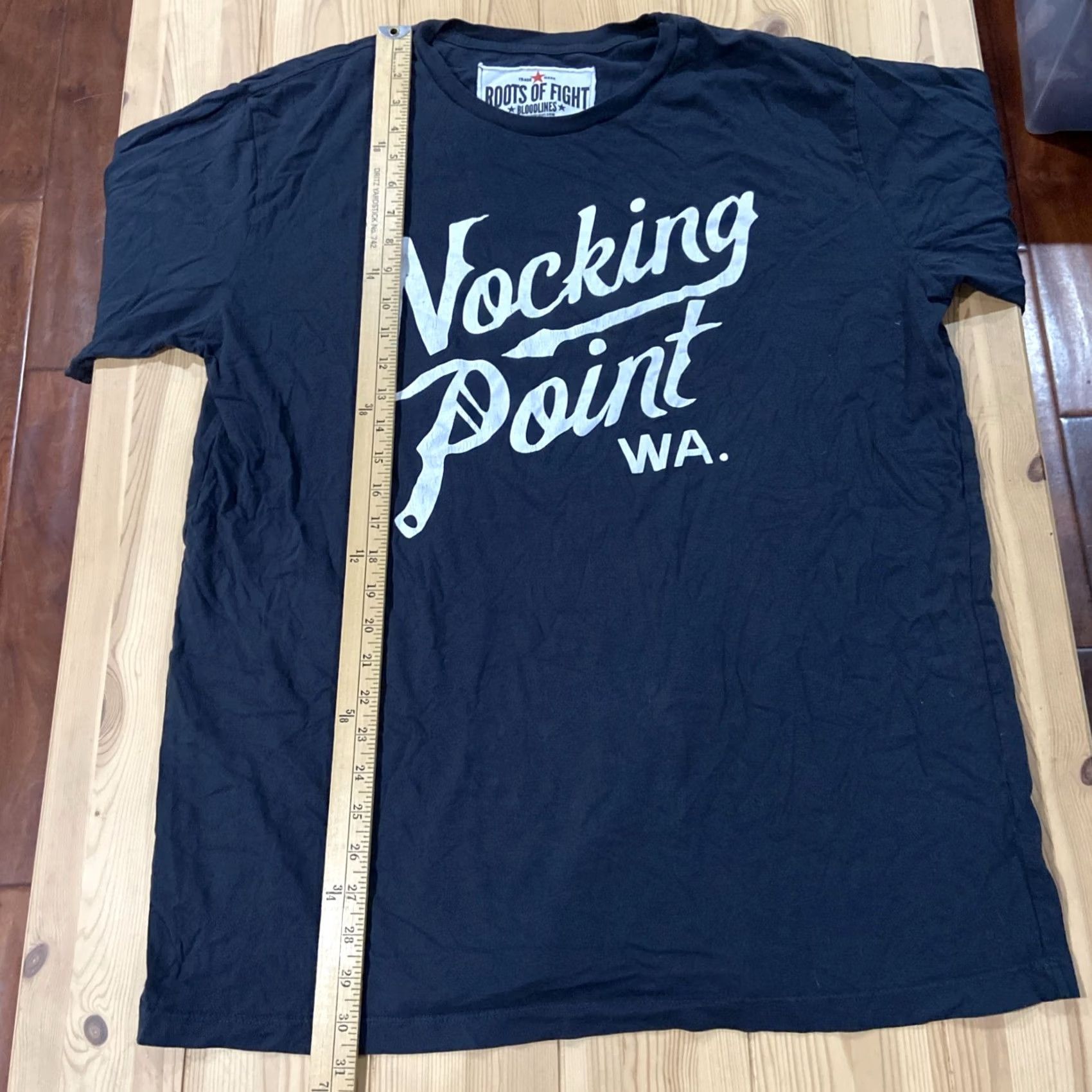Roots Roots Of Fight X Nocking Point WA Wine Shirt Collaboration Black Tee Size XXL Men T-Shirt Black WA Wine Collaboration Mens 2XL Size US XXL / EU 58 / 5 - 4 Thumbnail