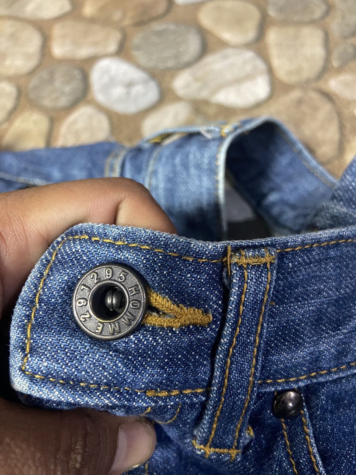 Hysteric Glamour × Japanese Brand 💥 RARE 💥 201295 home DITSETRESSED denim pants Size US 28 / EU 44 - 7 Thumbnail