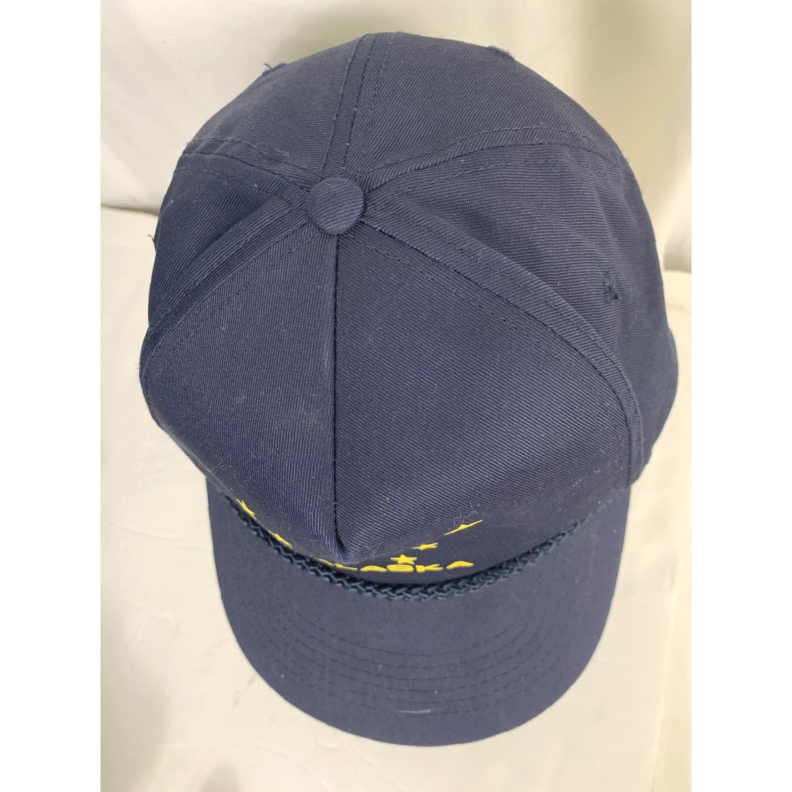 Vintage VINTAGE Heaners Alaska Snapback Hat Navy Blue Stars Adjustable Size ONE SIZE - 7 Thumbnail