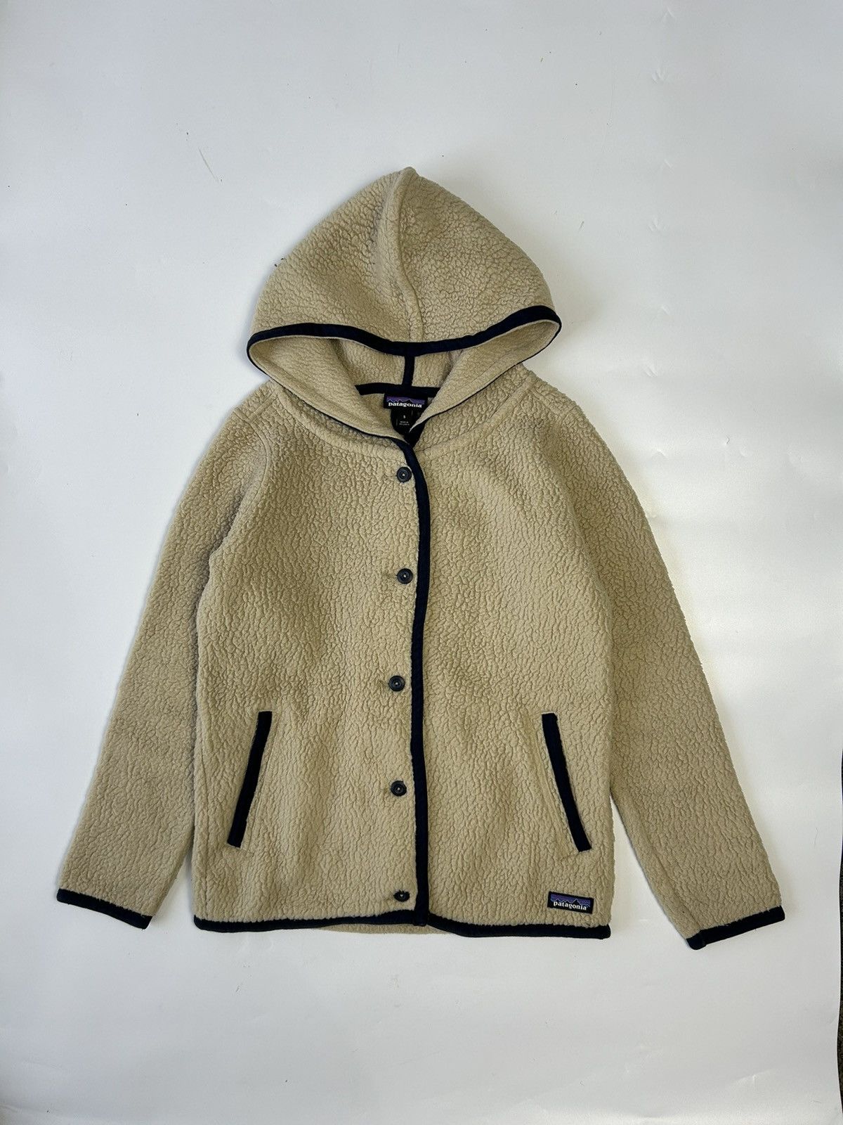 Archival Clothing Designer Patagonia PATAGONIA FLEECE BUTTON JACKET WITH HOODIE Grailed