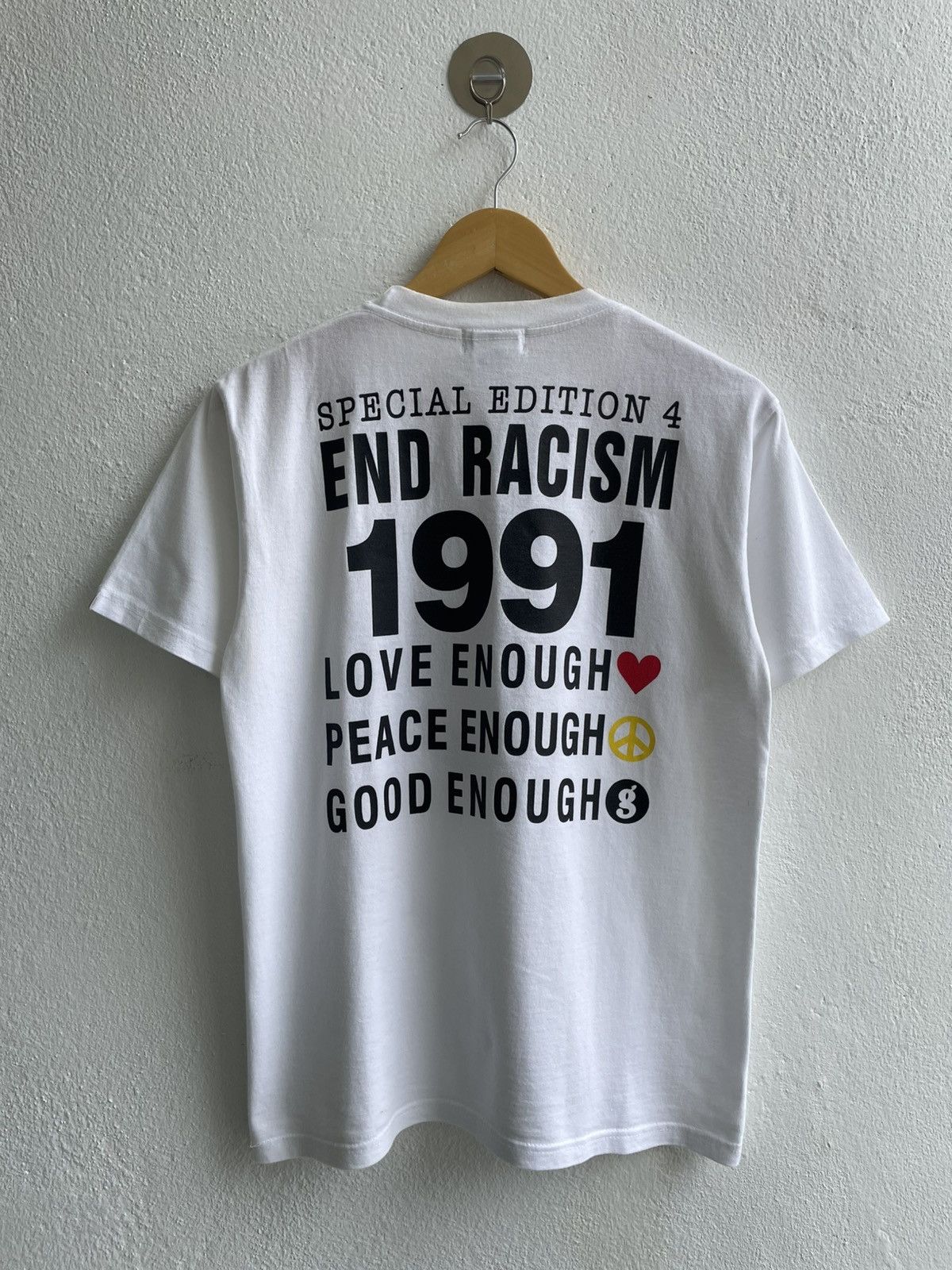 Vintage Vintage GOODENOUGH SPECIAL EDITION 4 END RACISM 1991 Shirts Size US M / EU 48-50 / 2 - 1 Preview