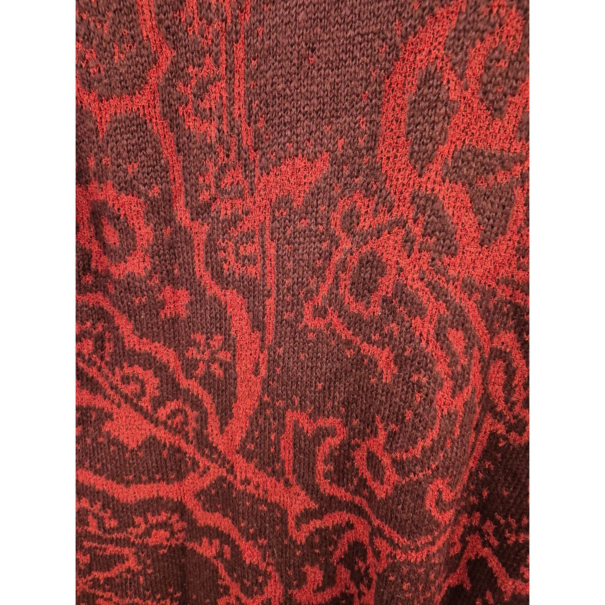 Other Women's Jacquard Long Sleeve Open Cardigan - Knox Rose Red, Size S / US 4 / IT 40 - 5 Thumbnail