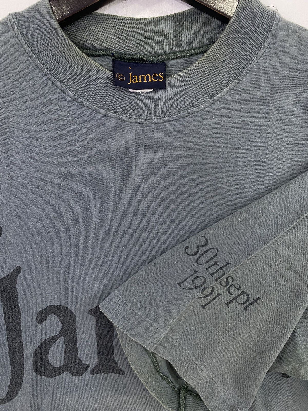 Band Tees 💥VINTAGE JAMES britpop UK band tour 1991 Carlisle shirt Size US XL / EU 56 / 4 - 3 Thumbnail