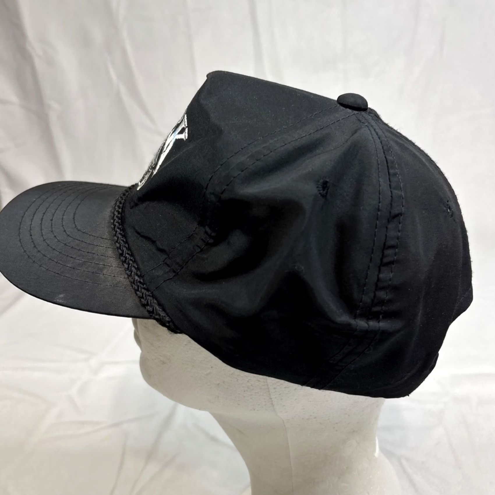 CO VINTAGE Shark Hat YoungAn Hat Co Black SnapBack Embroidered Size ONE SIZE - 7 Thumbnail