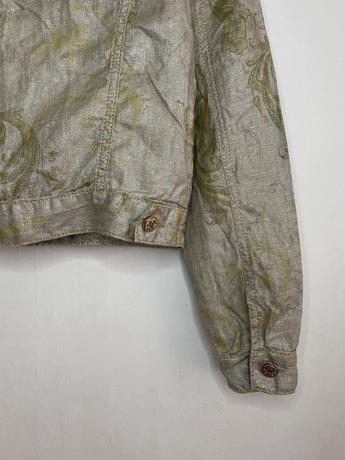 Just Cavalli × Roberto Cavalli × Vintage Roberto Cavalli Vintage Pattern Print Jacket Size S / US 4 / IT 40 - 8 Thumbnail