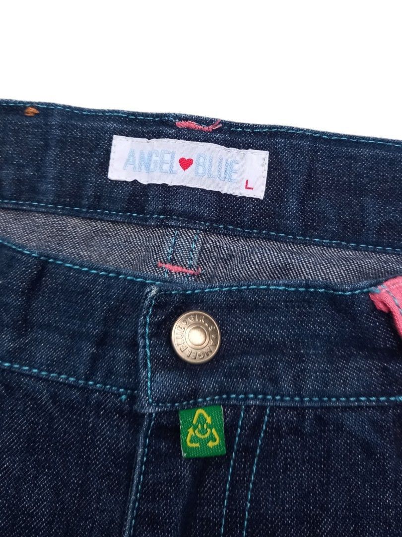 Angel Blue × Japanese Brand Angel Blue Little Heart Flare Jeans Size 29" - 7 Thumbnail