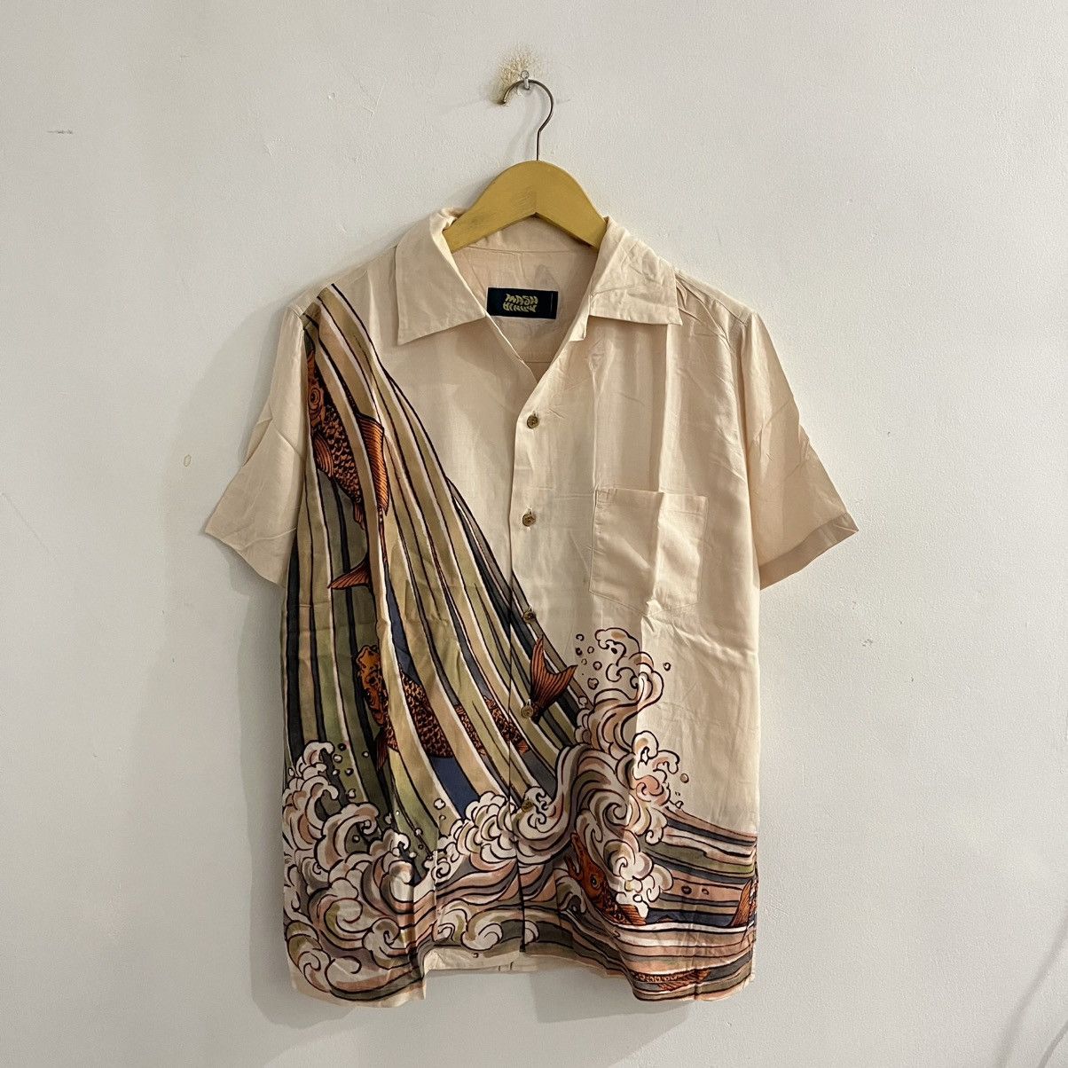 Japanese Brand Wash Mania Hawaian Button Up Shirt Size US M / EU 48-50 / 2 - 1 Thumbnail