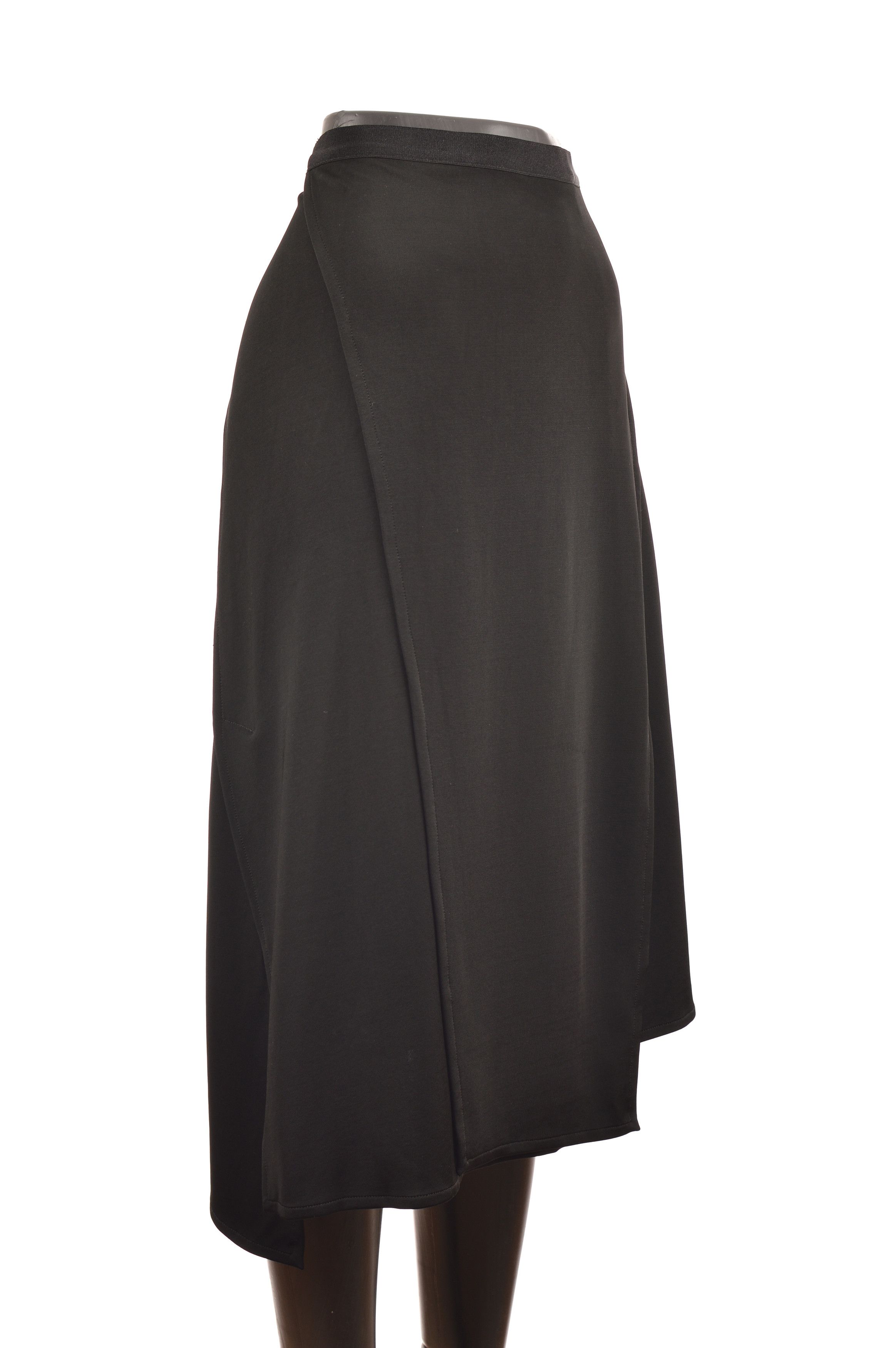Helmut Lang Helmut Lang Staggered Seam Asymmetric A-line Crepe Skirt Size 27" / US 4 / IT 40 - 2 Thumbnail