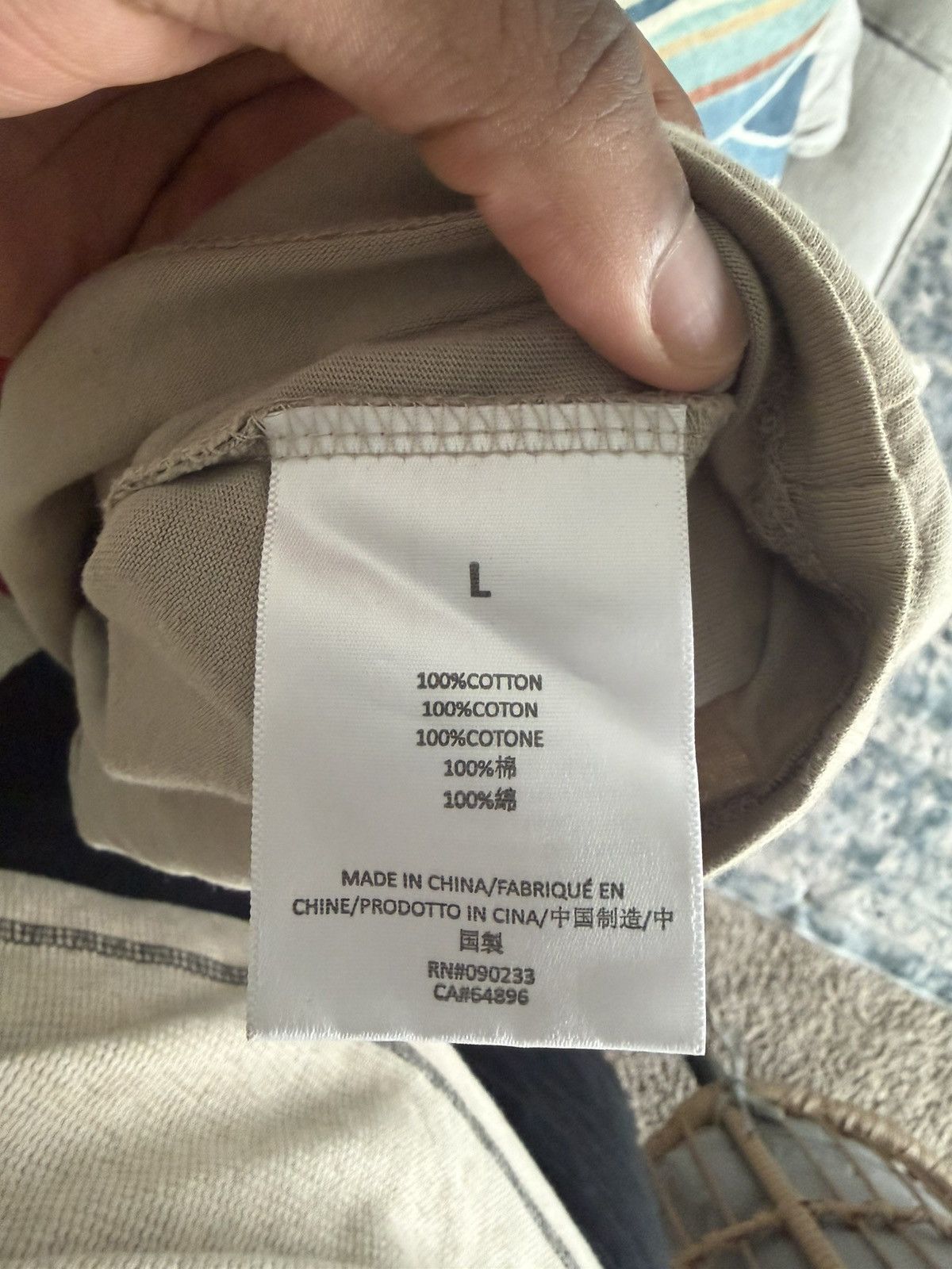 Fear of God Essentials Tee Size US L / EU 52-54 / 3 - 4 Thumbnail