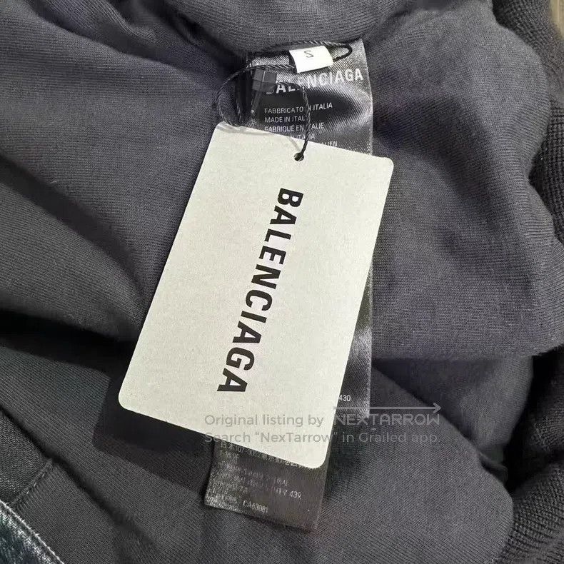 Balenciaga Balenciaga Washed Distressed Jacket Size US S / EU 44-46 / 1 - 7 Thumbnail