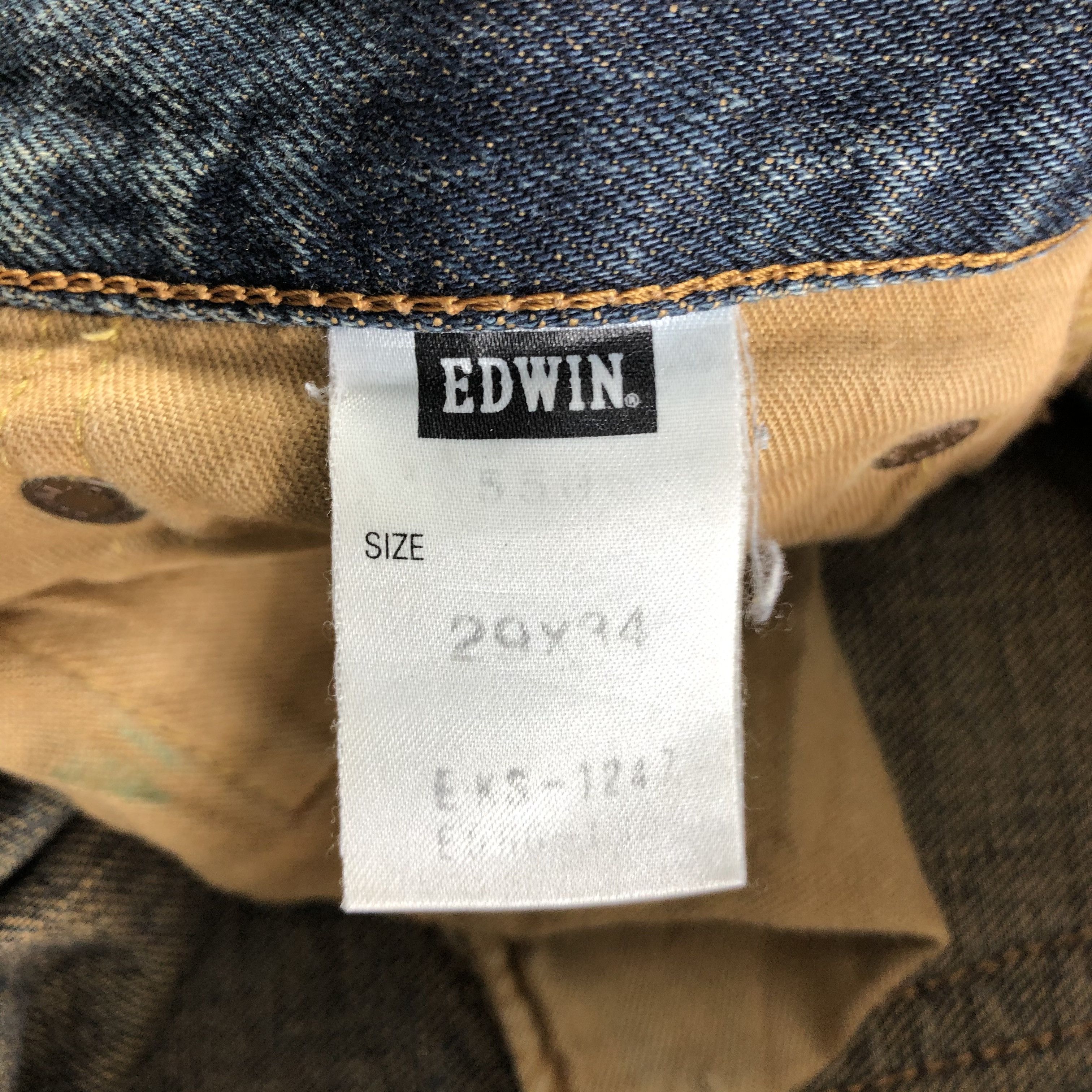 Edwin Vintage Blue Wash Edwin 505 Selvedge Jeans-JM3652 Size US 29 - 11 Thumbnail