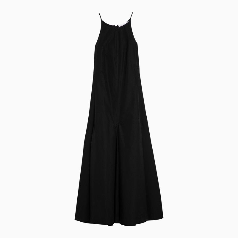 image of Sportmax Black Cotton Midi Dress, Women's (Size Medium)