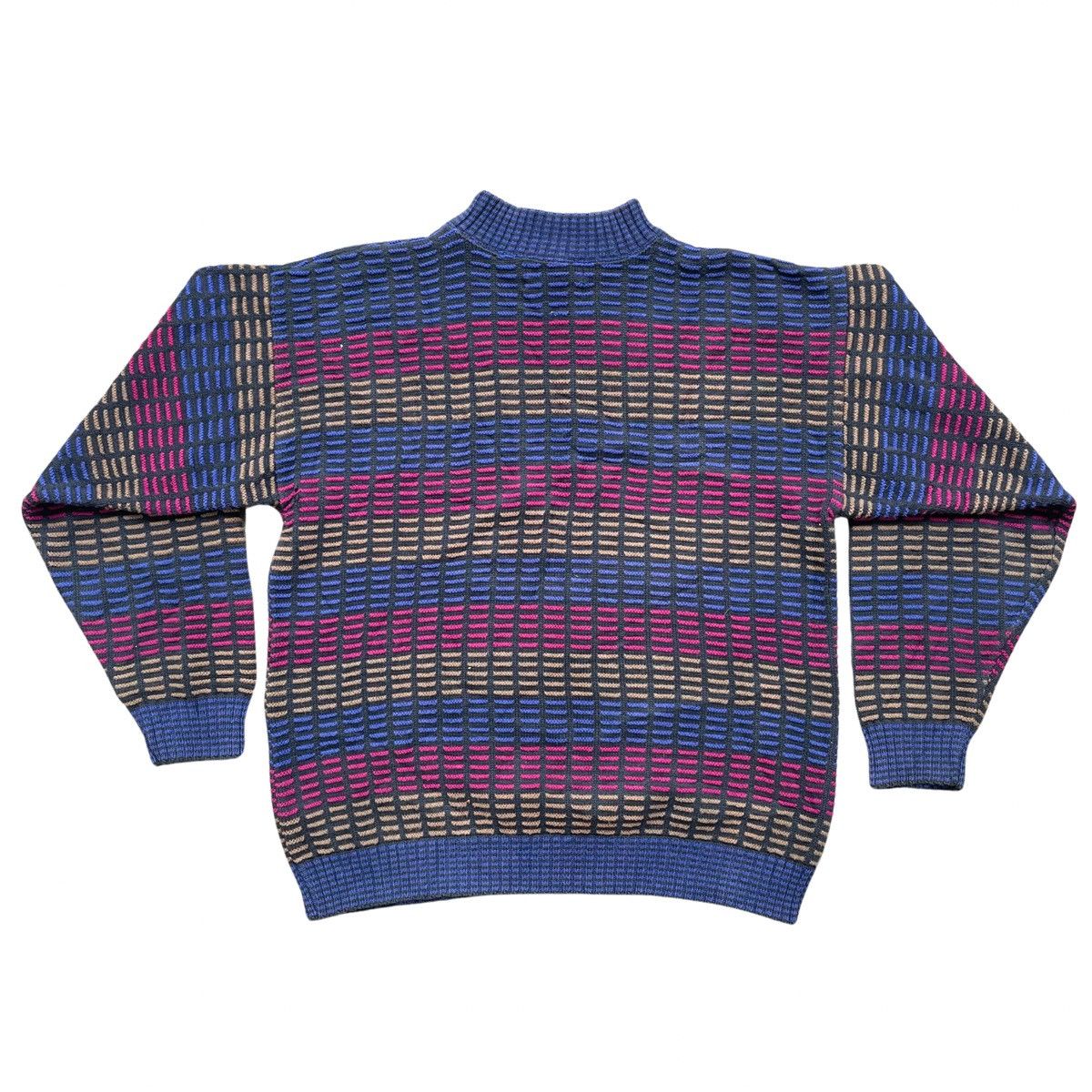 Christian Dior Monsieur × Designer × Vintage Vintage 80s Christian Dior Monsieur Striped Sweater Crewneck Size US M / EU 48-50 / 2 - 5 Thumbnail