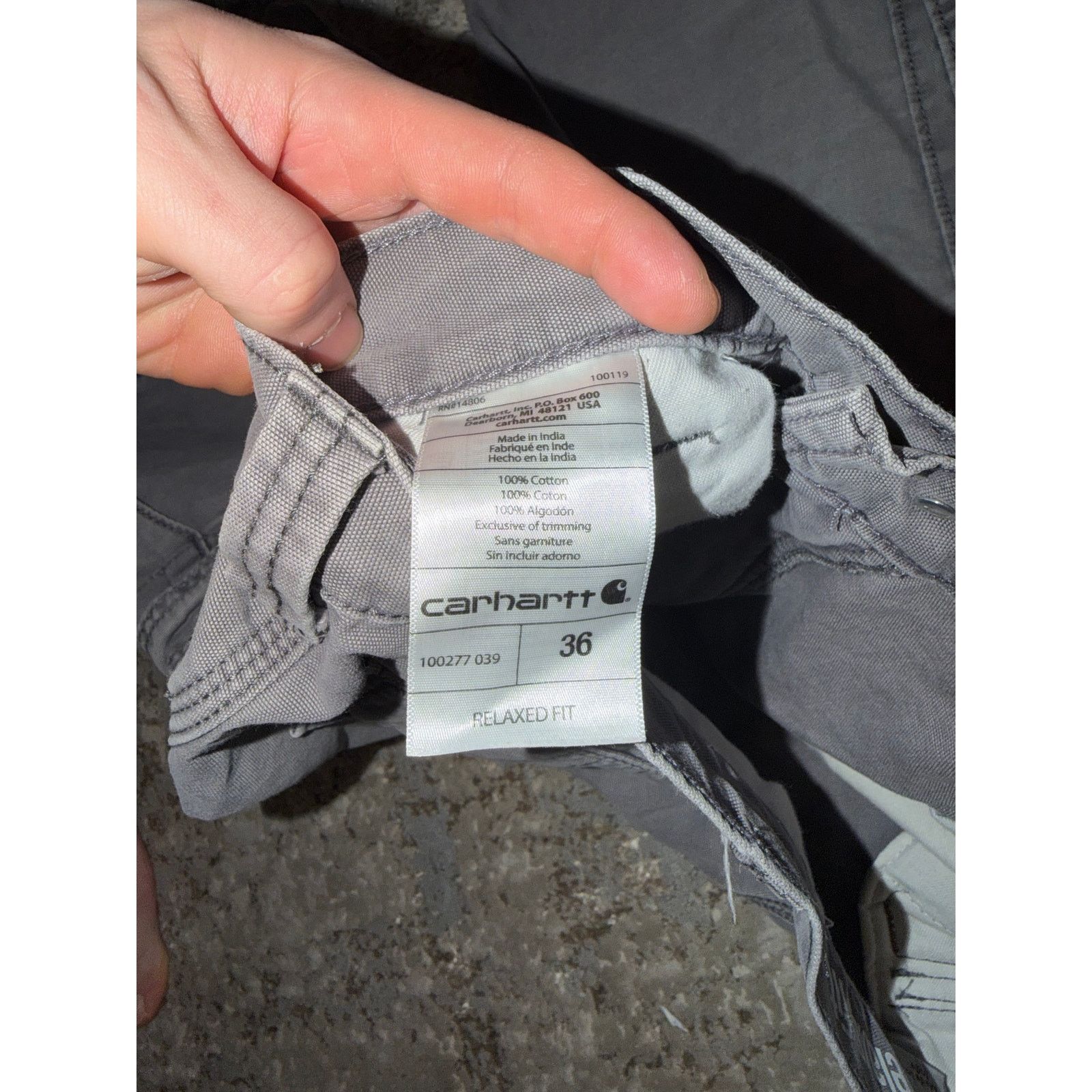 Carhartt Carhartt Grey Cargo Shorts Size 36 Size US 36 / EU 52 - 3 Thumbnail
