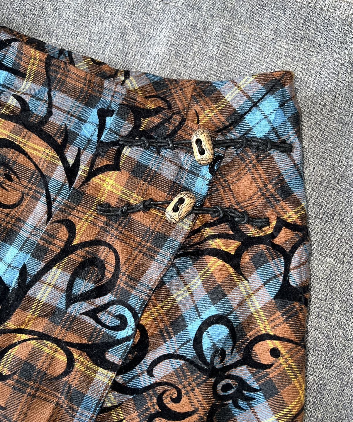 Japanese Brand Ba-tsu tribal mini skirt 🐆➕ Size 25" / US 0 / IT 36 - 9 Thumbnail