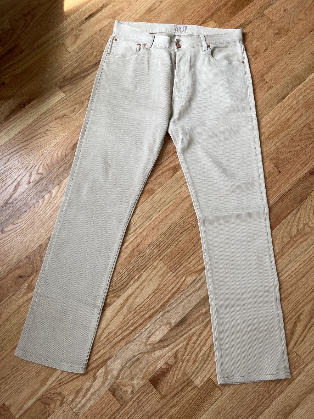 WYTHE Wythe Bedford Corduroy Pants Beige Cream Off-white Size US 34 / EU 50 - 1 Thumbnail