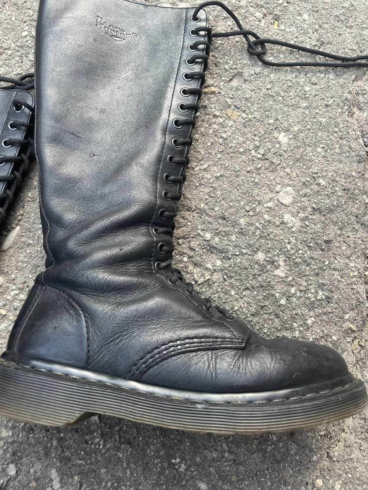 Dr. Martens × New Rock Dr martens black leather boots high new rock undercover Size US 6 / IT 36 - 5 Thumbnail