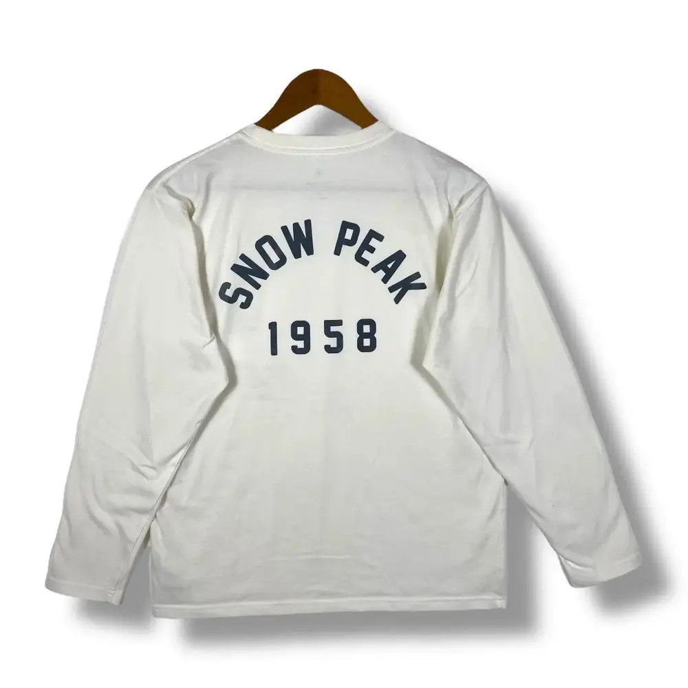 Snow Peak SNOW PEAK 1958 Outdoor Wear Apparel Logo Tee Shirt Size US M / EU 48-50 / 2 - 1 Thumbnail