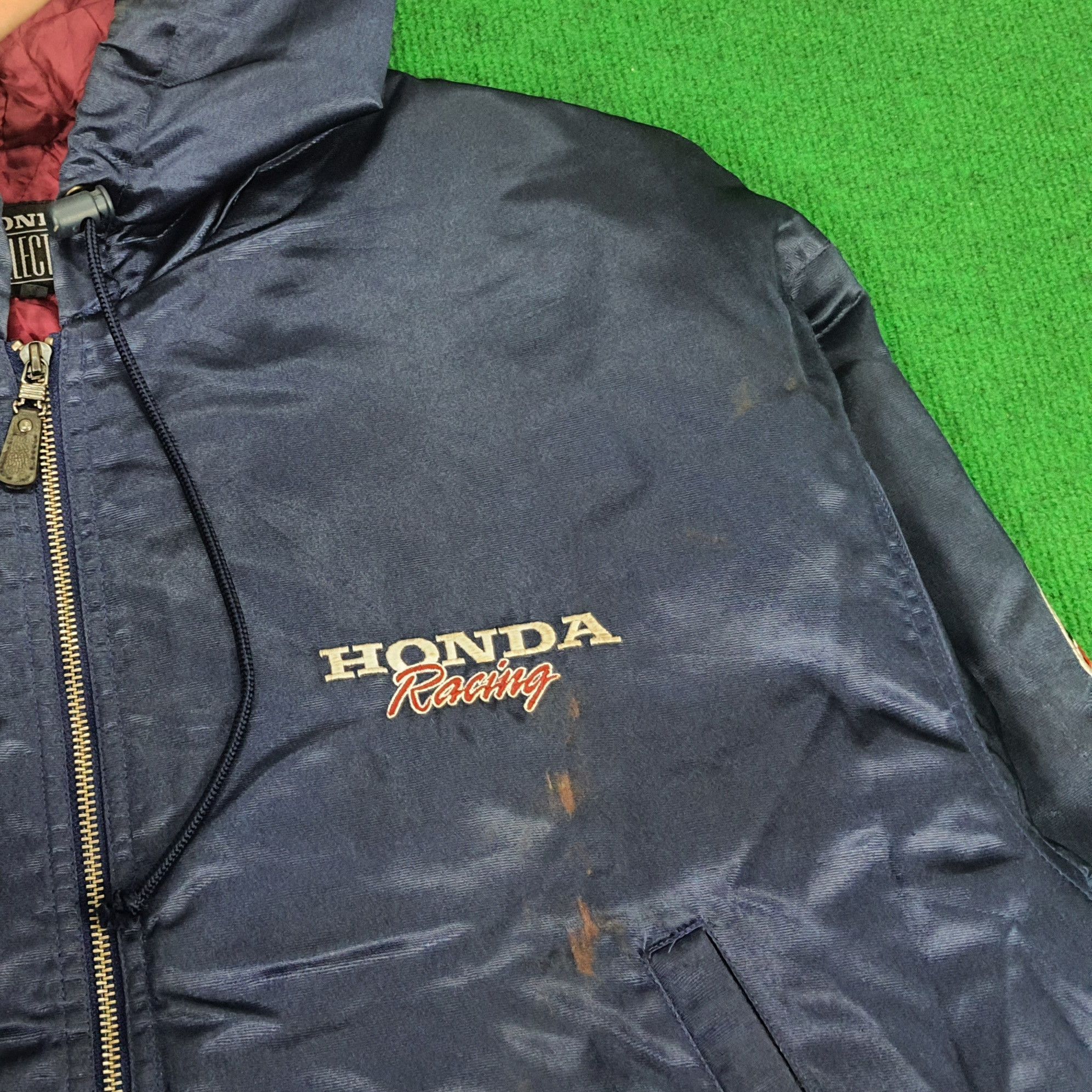 Honda Vintage HONDA US Motorsports Racing Motorcycle Jacket Size US XL / EU 56 / 4 - 4 Thumbnail