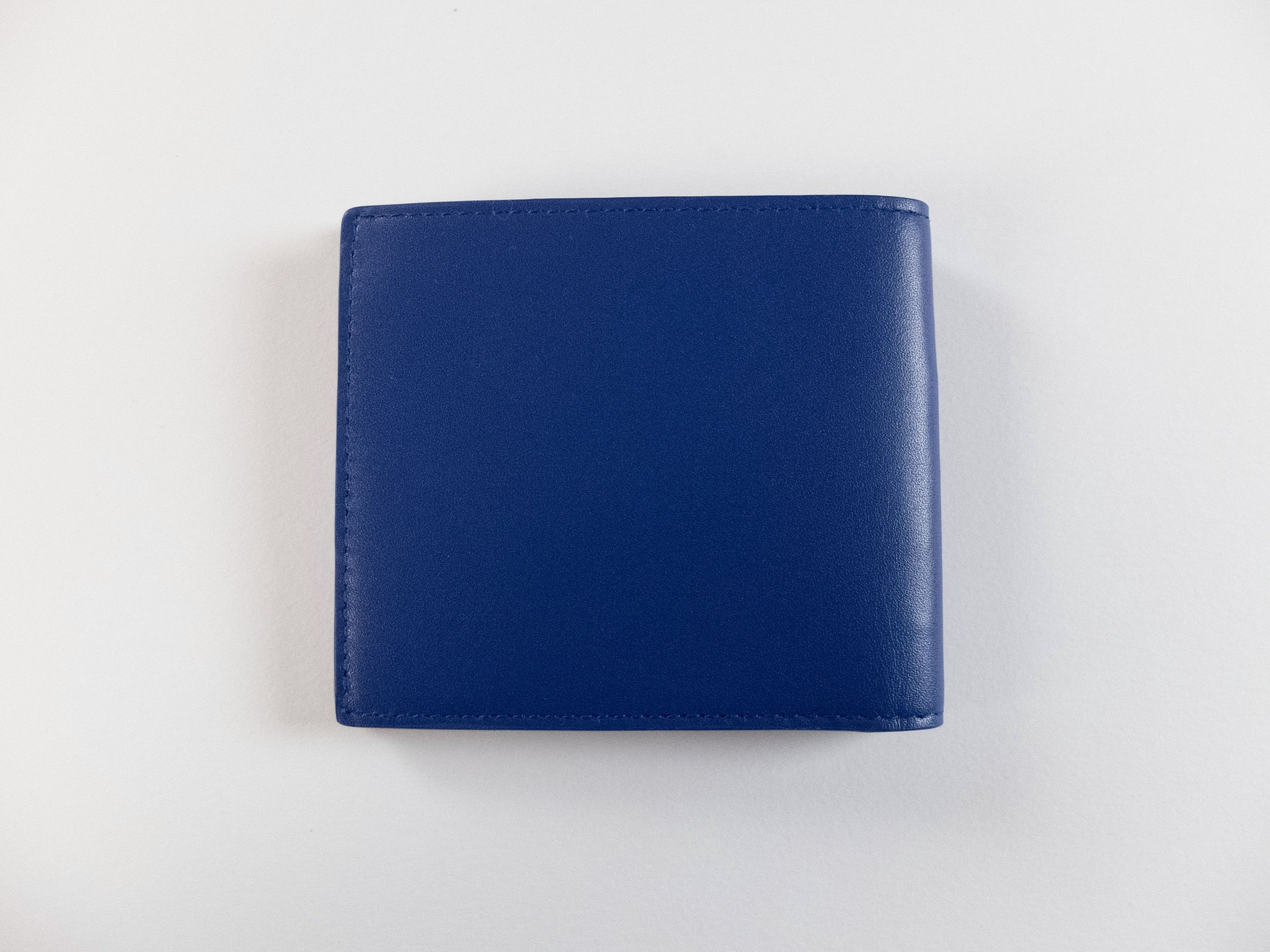 Burberry BURBERRY blue equestrian knight logo bifold leather wallet Size ONE SIZE - 6 Thumbnail