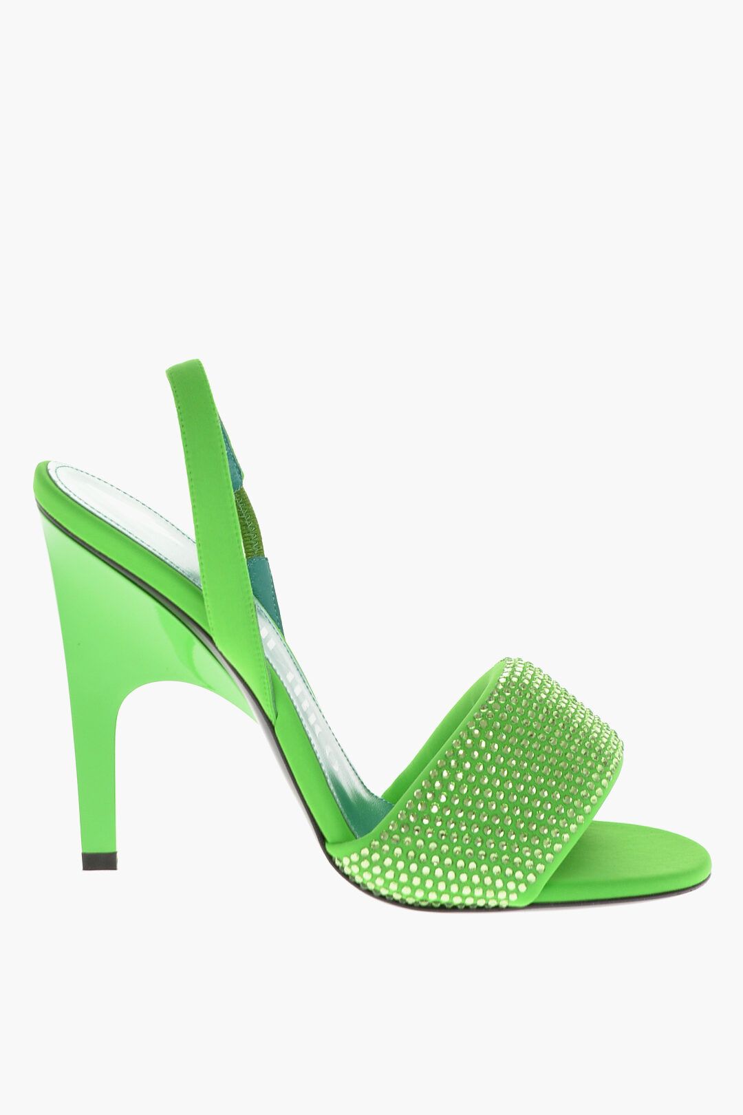 サンダル・ミュール THE ATTICO Women Sandals 231WS599 E056 407 GREEN The Attico Ladies Fluo Emerald Piper Leather Sandals, Brand