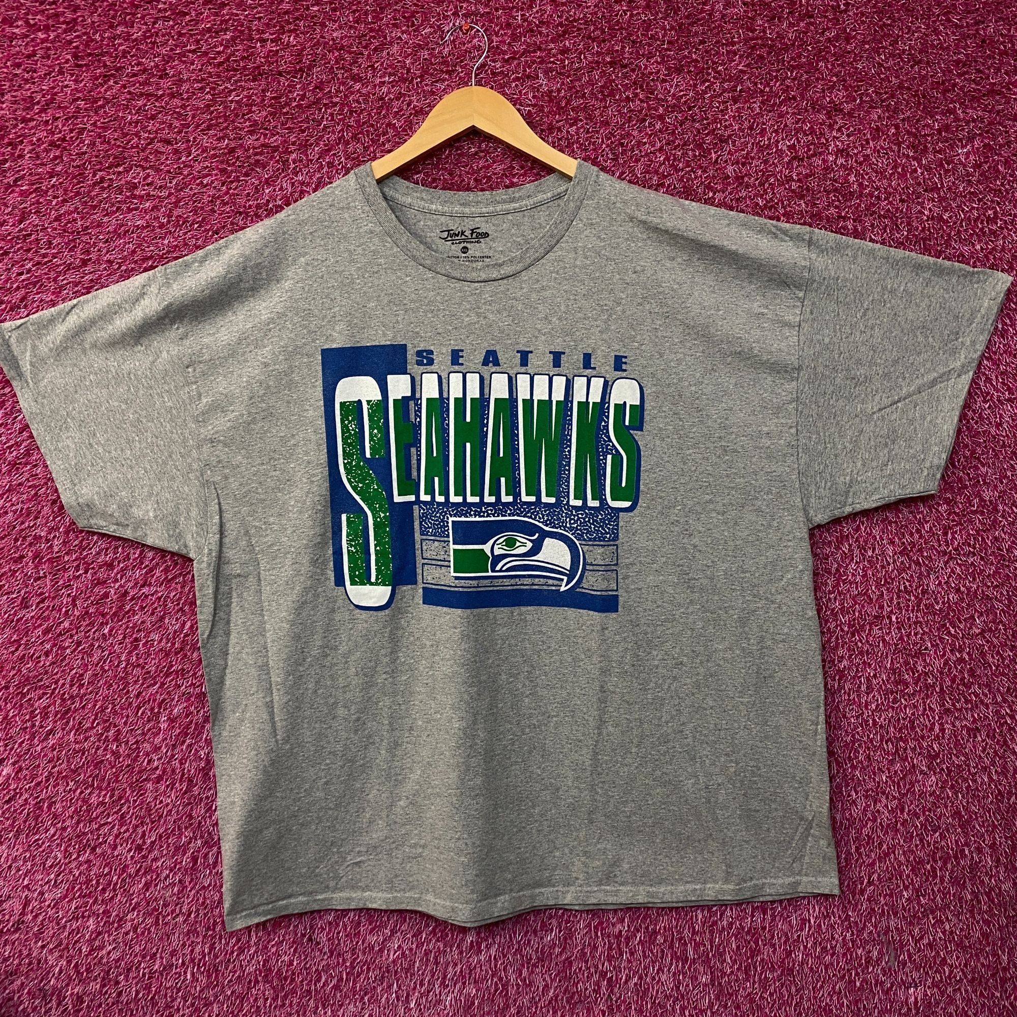 Junk Food NFL Junk Food Seattle Seahawks Gray Tshirt Size 2XL Size US XXL / EU 58 / 5 - 1 Thumbnail