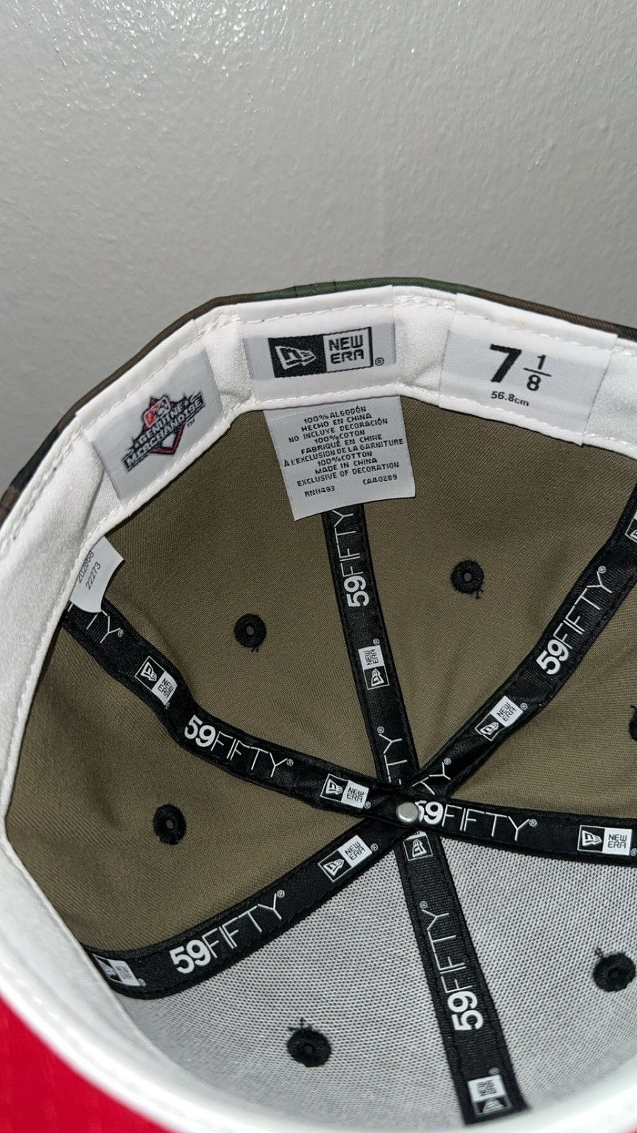 New Era New Era 59fifty Camo Buffalo Bisons fitted hat size 7 Size ONE SIZE - 3 Thumbnail