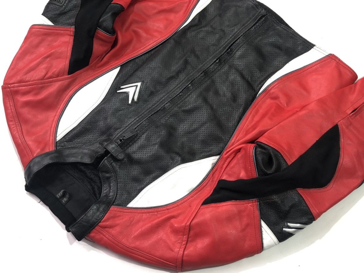 Ferrari × Honda × Yamaha Frank Thomas Motorcycle Leather Jacket Racing Size US L / EU 52-54 / 3 - 10 Thumbnail