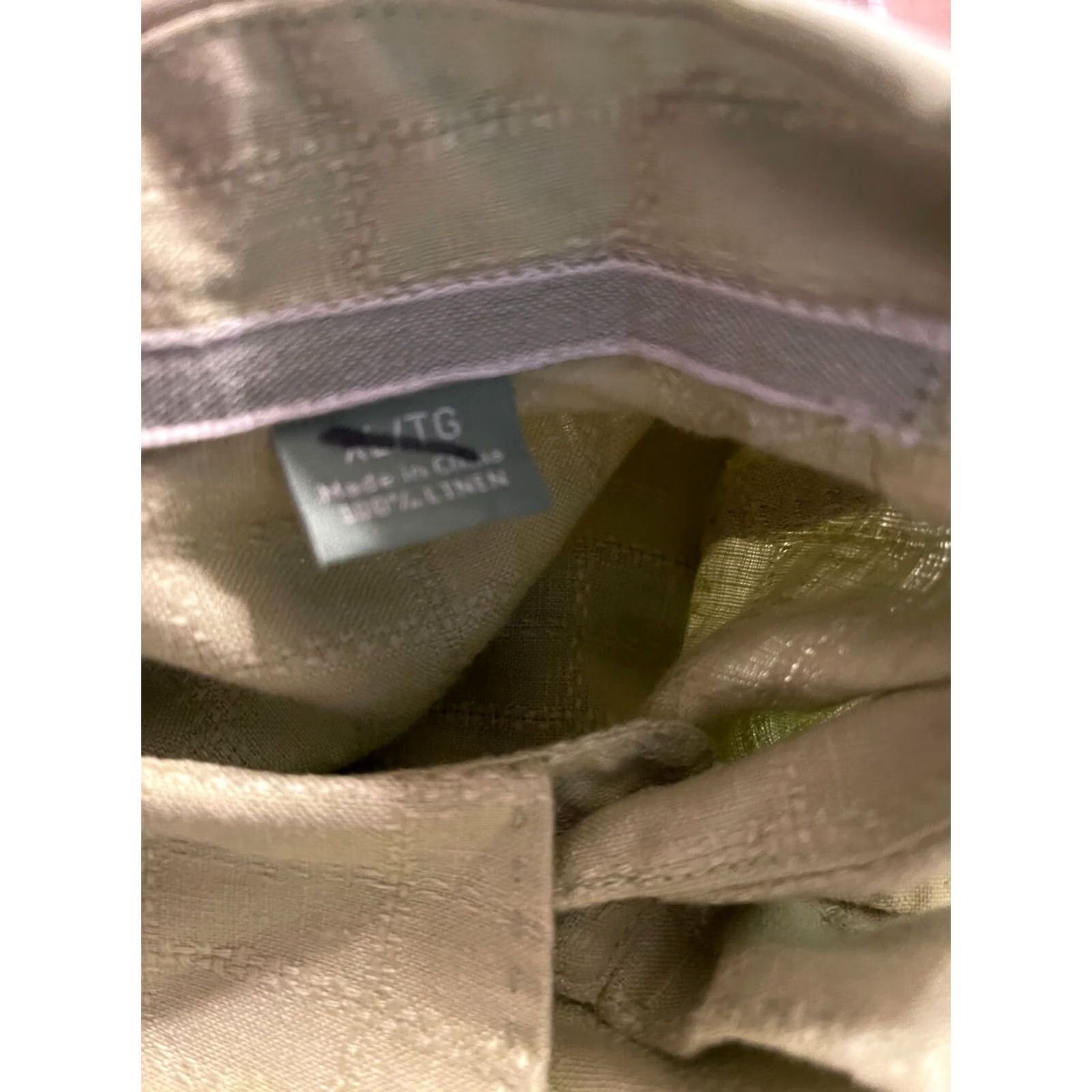 Tommy Bahama Tommy Bahama Button Up Casual Shirt Light Green Linen Long Sleeve Men's XLarge XL Size US XL / EU 56 / 4 - 5 Thumbnail
