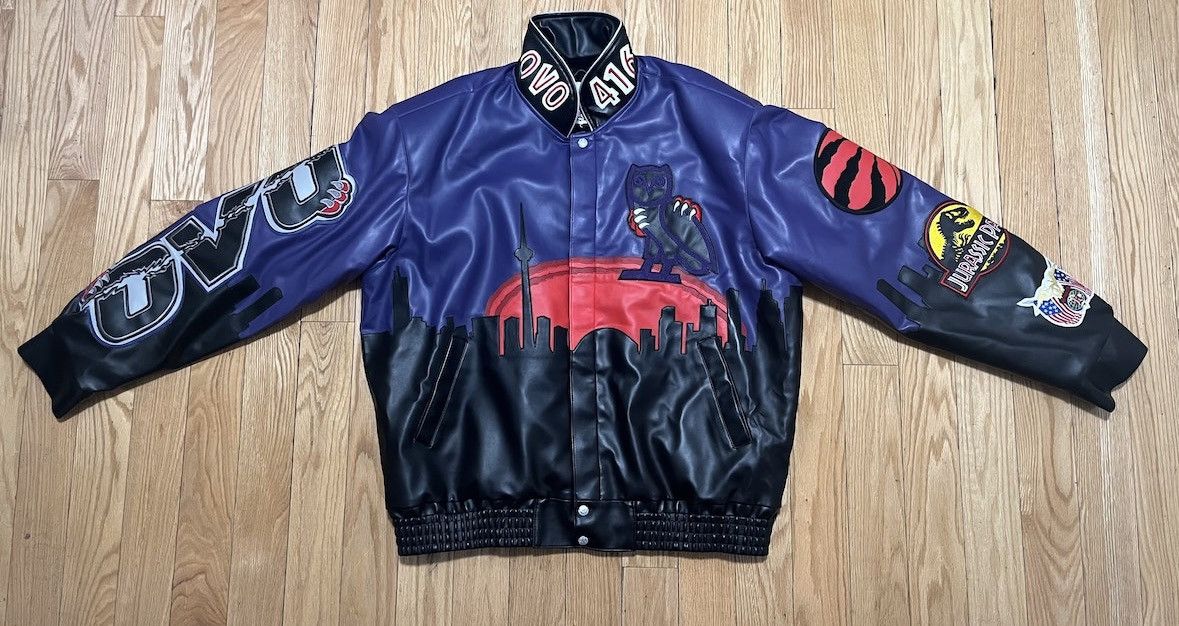 Jeff Hamilton × October's Very Own OVO x JEFF HAMILTON JURASSIC PARK TORONTO RAPTORS VARSITY Size US M / EU 48-50 / 2 - 8 Thumbnail