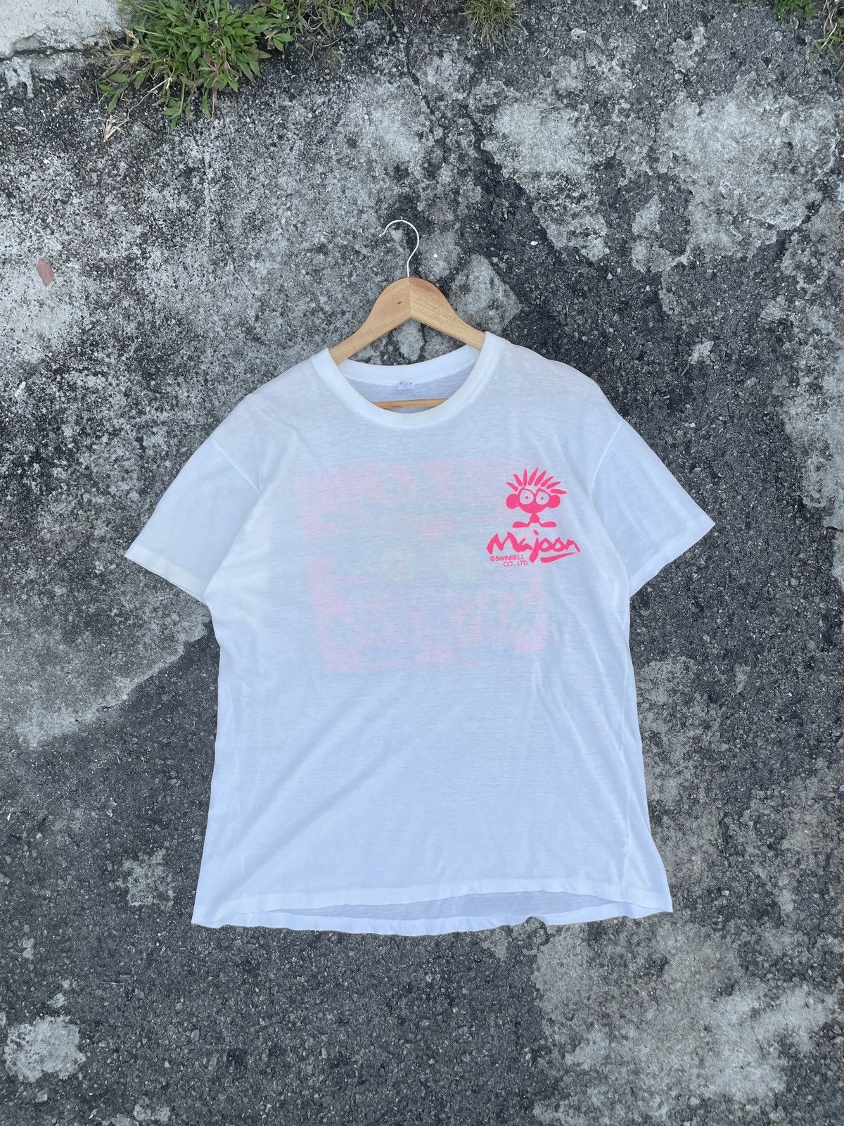 Japanese Brand Vintage Surfing Tee Majoon Swinbell Japan Size US M / EU 48-50 / 2 - 2 Thumbnail