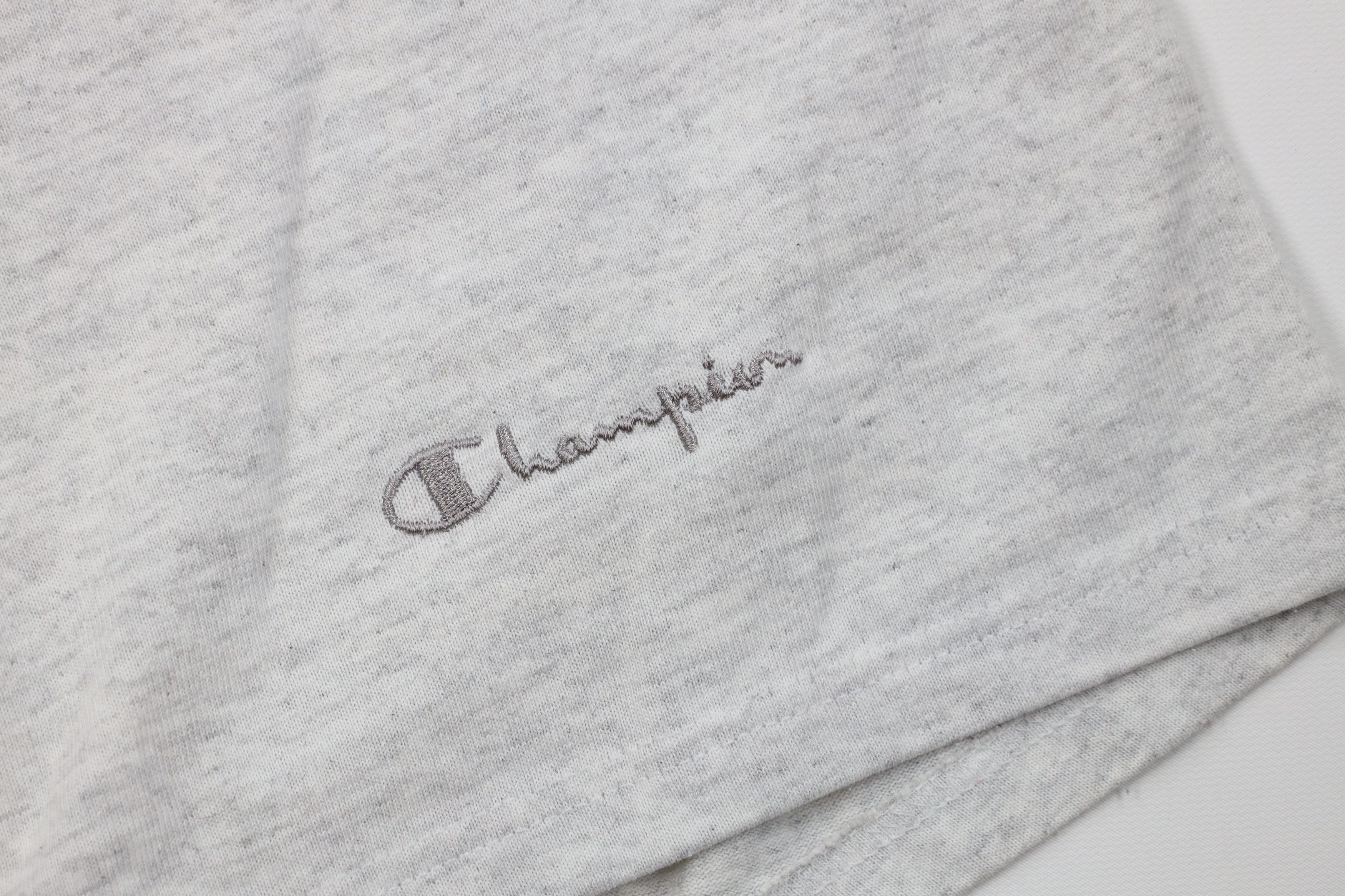 Champion Vintage 90s Champion Above Knee Shorts Heather Gray USA Size US 36 / EU 52 - 5 Thumbnail