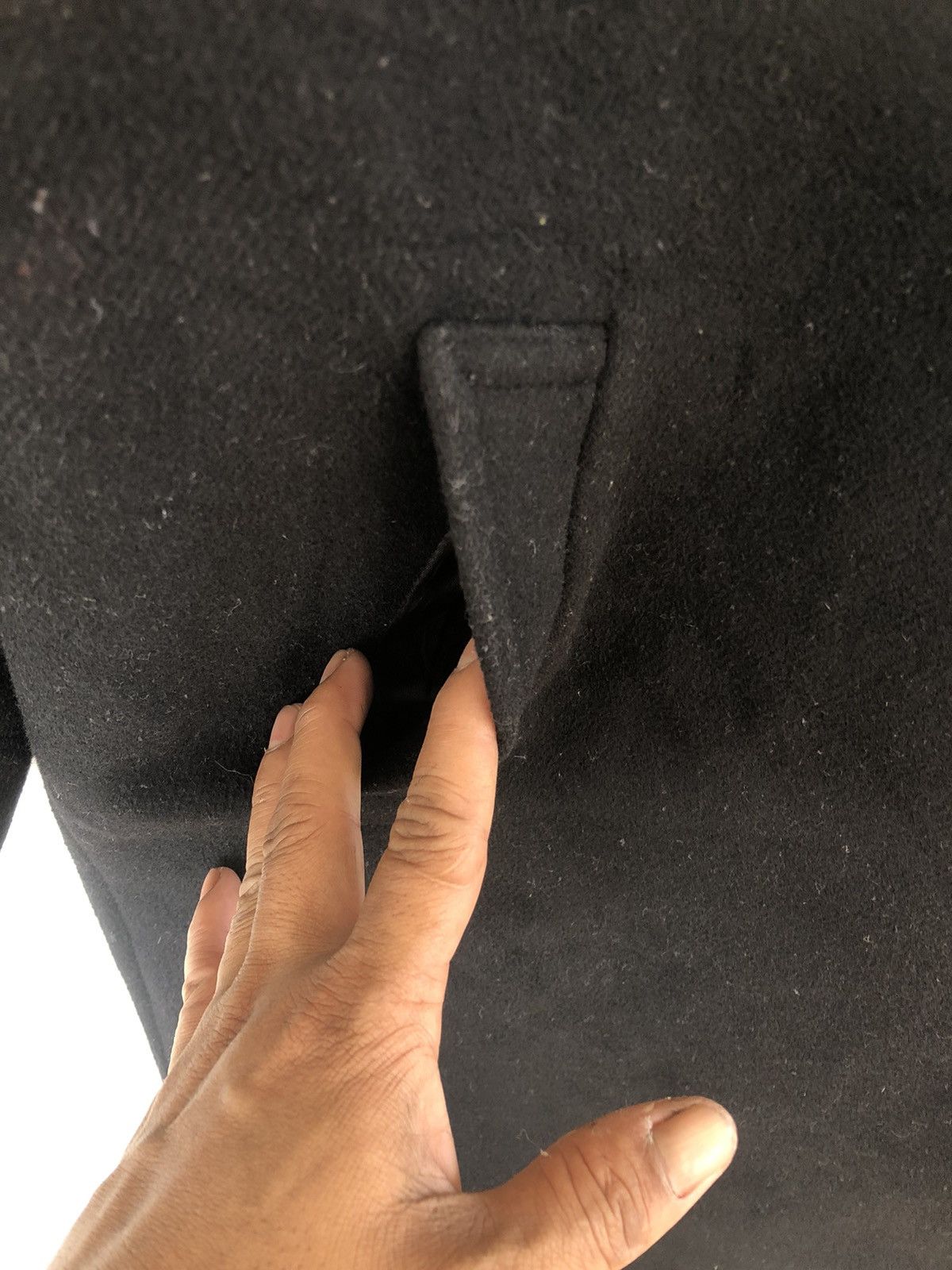 Designer × Japanese Brand × URBAN RESEARCH DOORS The Urban Research Heavy Wool Long Coats Hoodie Size US M / EU 48-50 / 2 - 5 Thumbnail