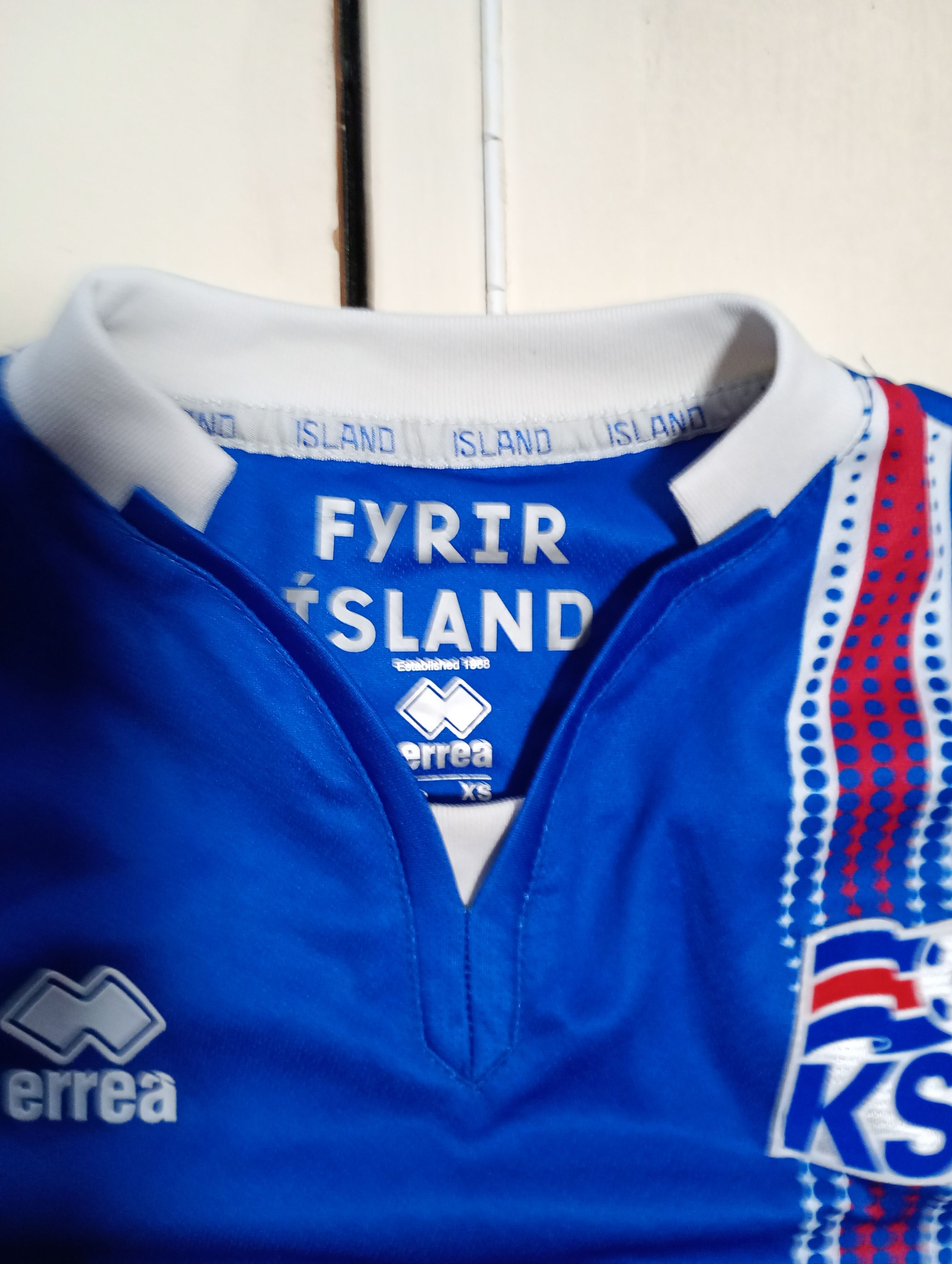Errea Errea Fyrir Island KSI Jersey 2016-2018 Size US XS / EU 42 / 0 - 9 Thumbnail