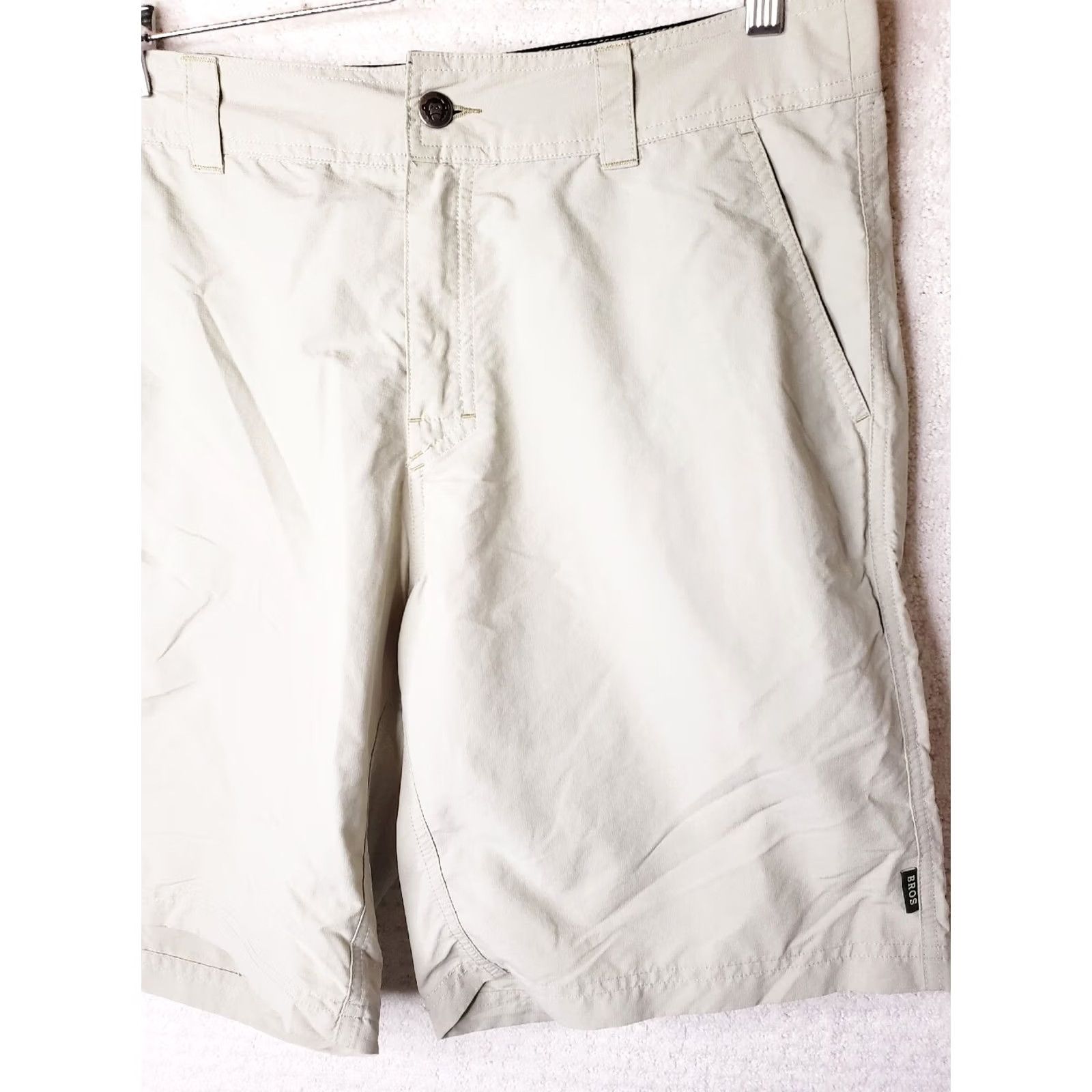 Howler Brothers Howler Brothers Hybrid Ripstop Nylon Shorts Beige 33W 10L Men Regular Beige Size US 33 - 3 Thumbnail