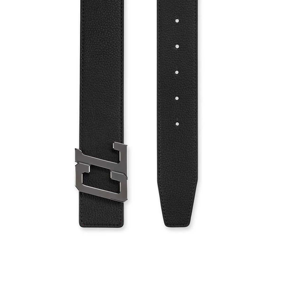 Christian Louboutin oc11z0525 Happy Rui Cl Logo Leather Men Belt Size ONE SIZE - 3 Thumbnail