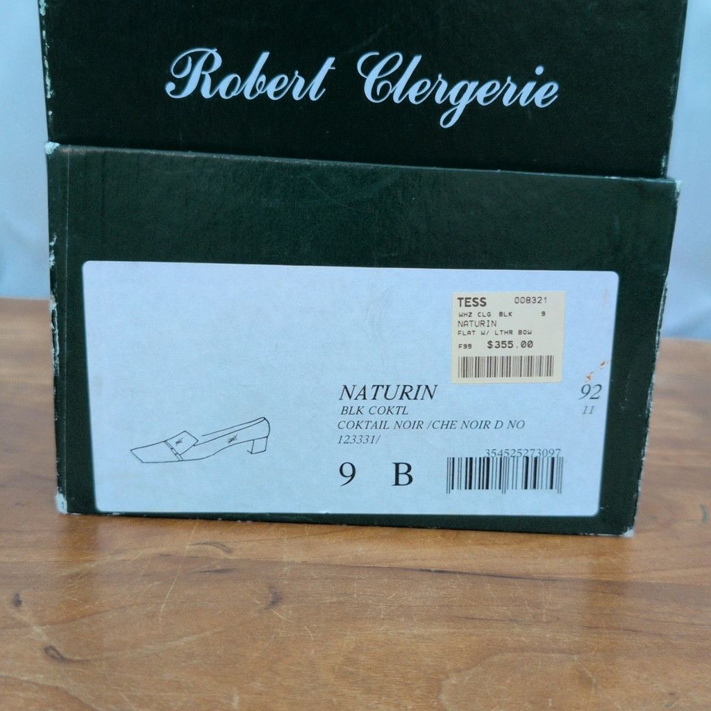 Robert Clergerie Robert Clergerie Naturin Black French Made low heels Size 9B Size US 9 / IT 39 - 3 Thumbnail