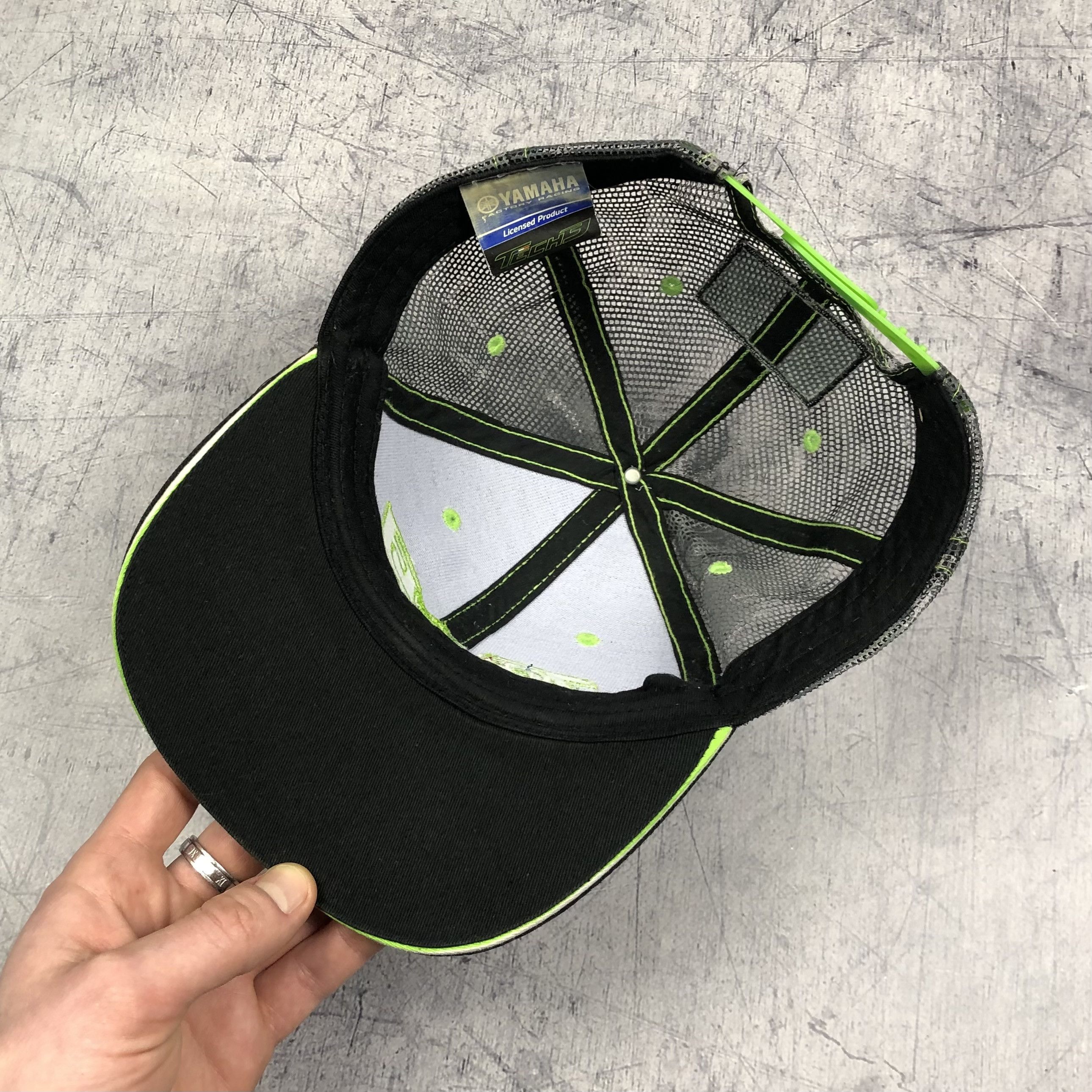 Yamaha Y2K Yamaha Factory Racing Trucker Cap Tech Size ONE SIZE - 7 Thumbnail