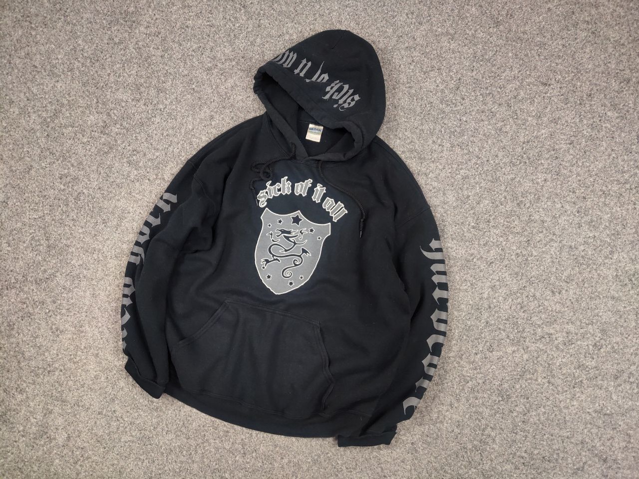 Other 90s Vintage Sick Of It All City Of New York Hardcore Hoodie Size US L / EU 52-54 / 3 - 3 Thumbnail