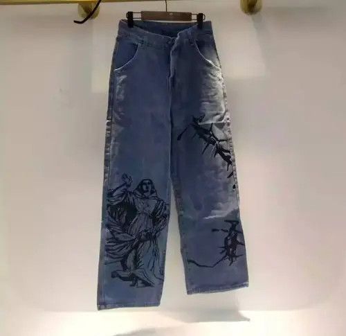 Japanese Brand × Vintage Japanese Style punk jeans Size US 32 / EU 48 - 4 Thumbnail