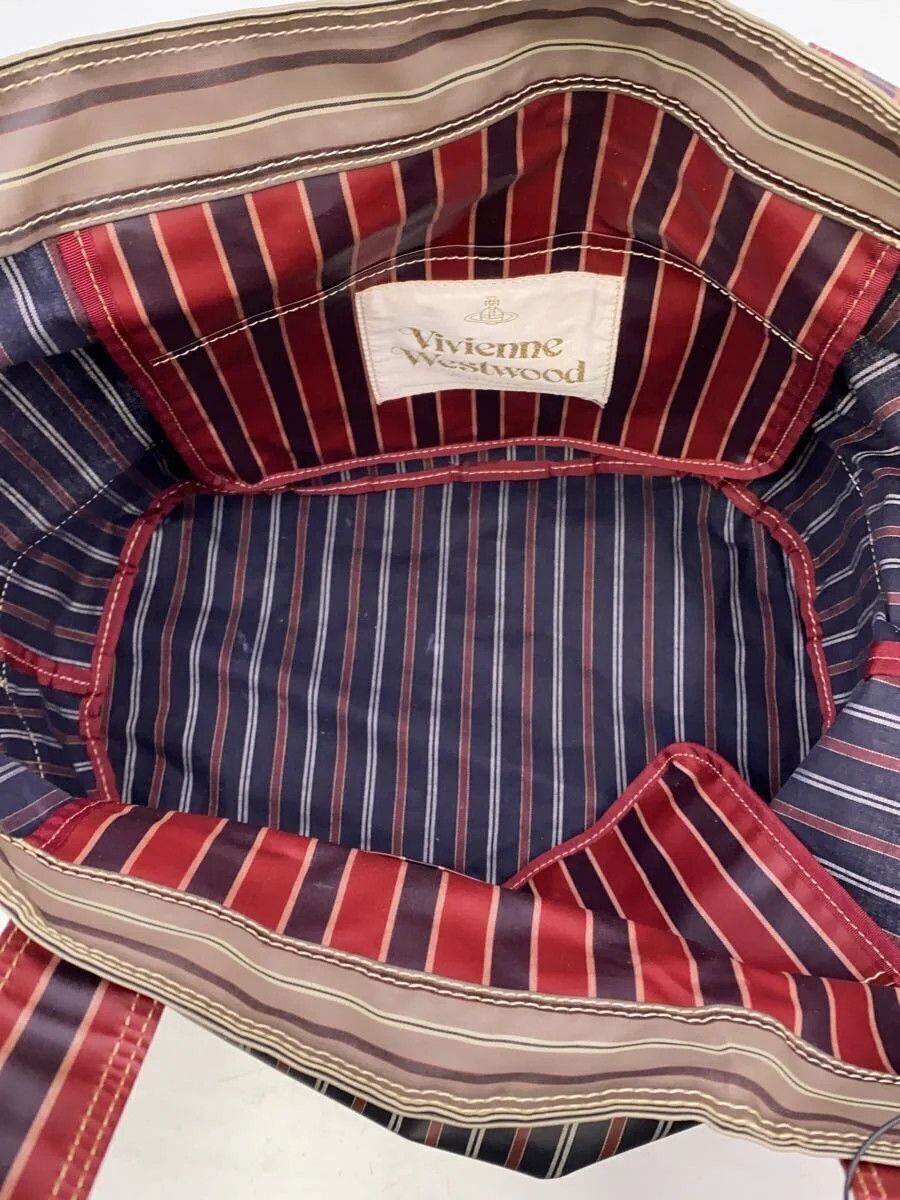 Vivienne Westwood Orb Crest Striped Tote Bag Size ONE SIZE - 6 Thumbnail
