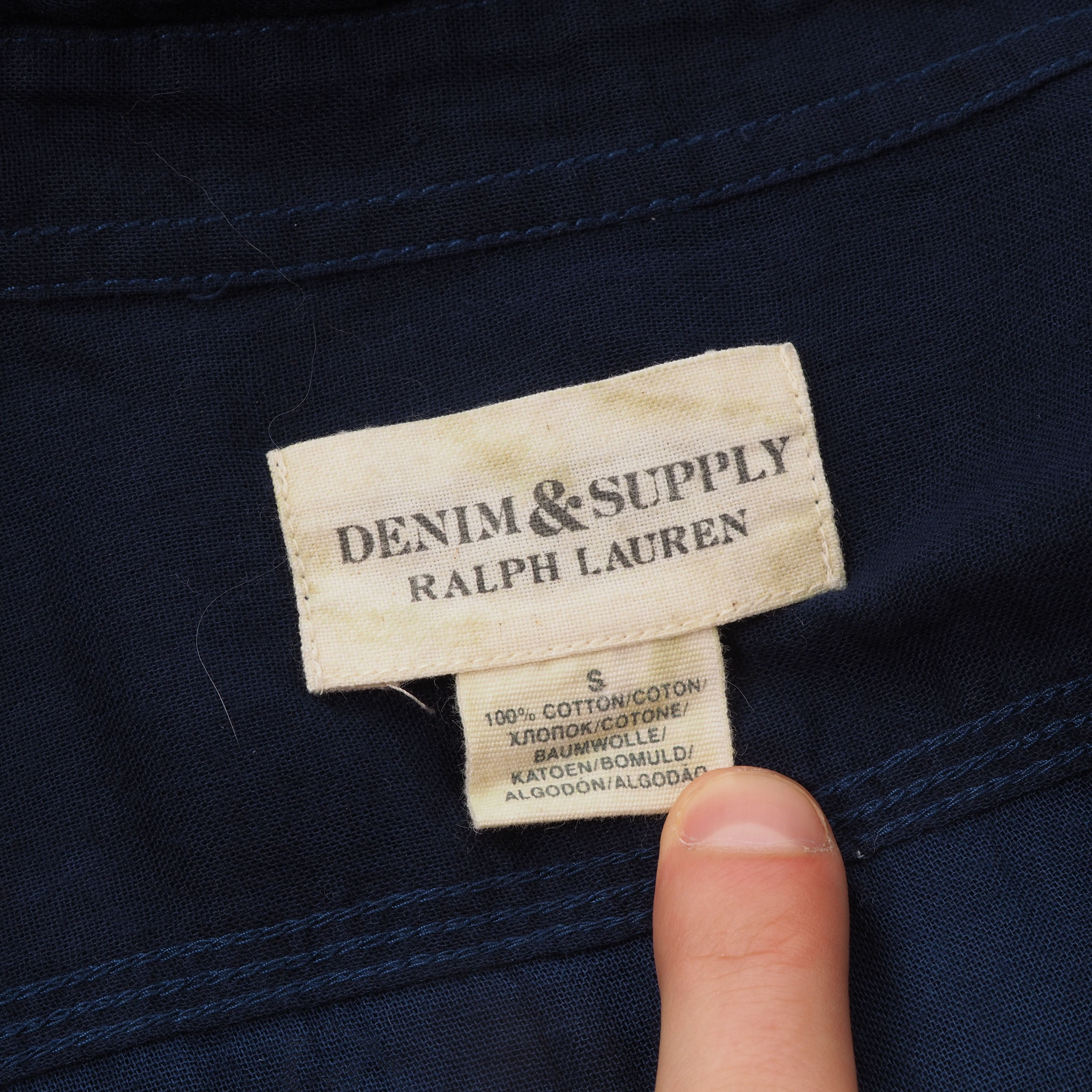 Denim & Supply Ralph Lauren × Ralph Lauren Denim & Supply Ralph Lauren Blue Paisley Long Sleeve Shirt Size S / US 4 / IT 40 - 4 Thumbnail