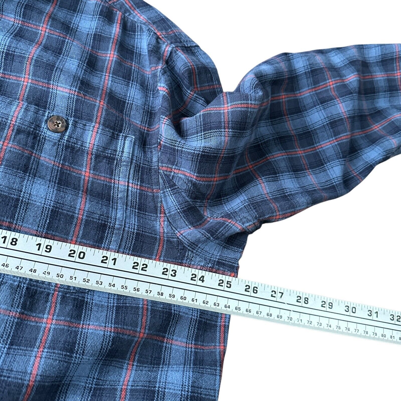 Duluth Pack Duluth Trading Thick Flannel Shirt Men's Large Heavy Blue Size US L / EU 52-54 / 3 - 7 Thumbnail