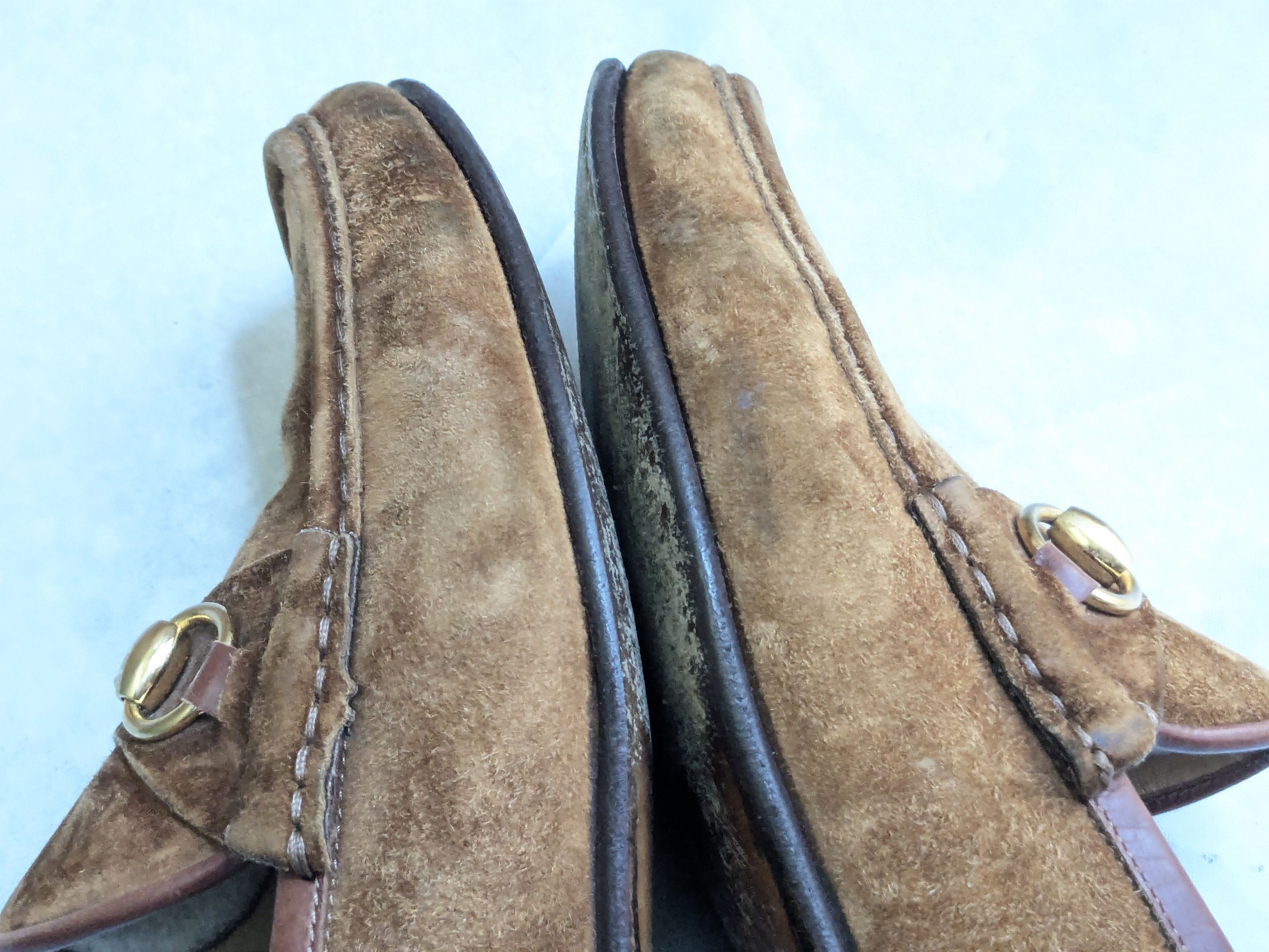Gucci Gucci Horsebit Loafers Brown 9 D Suede Leather Size US 9 / EU 42 - 5 Thumbnail
