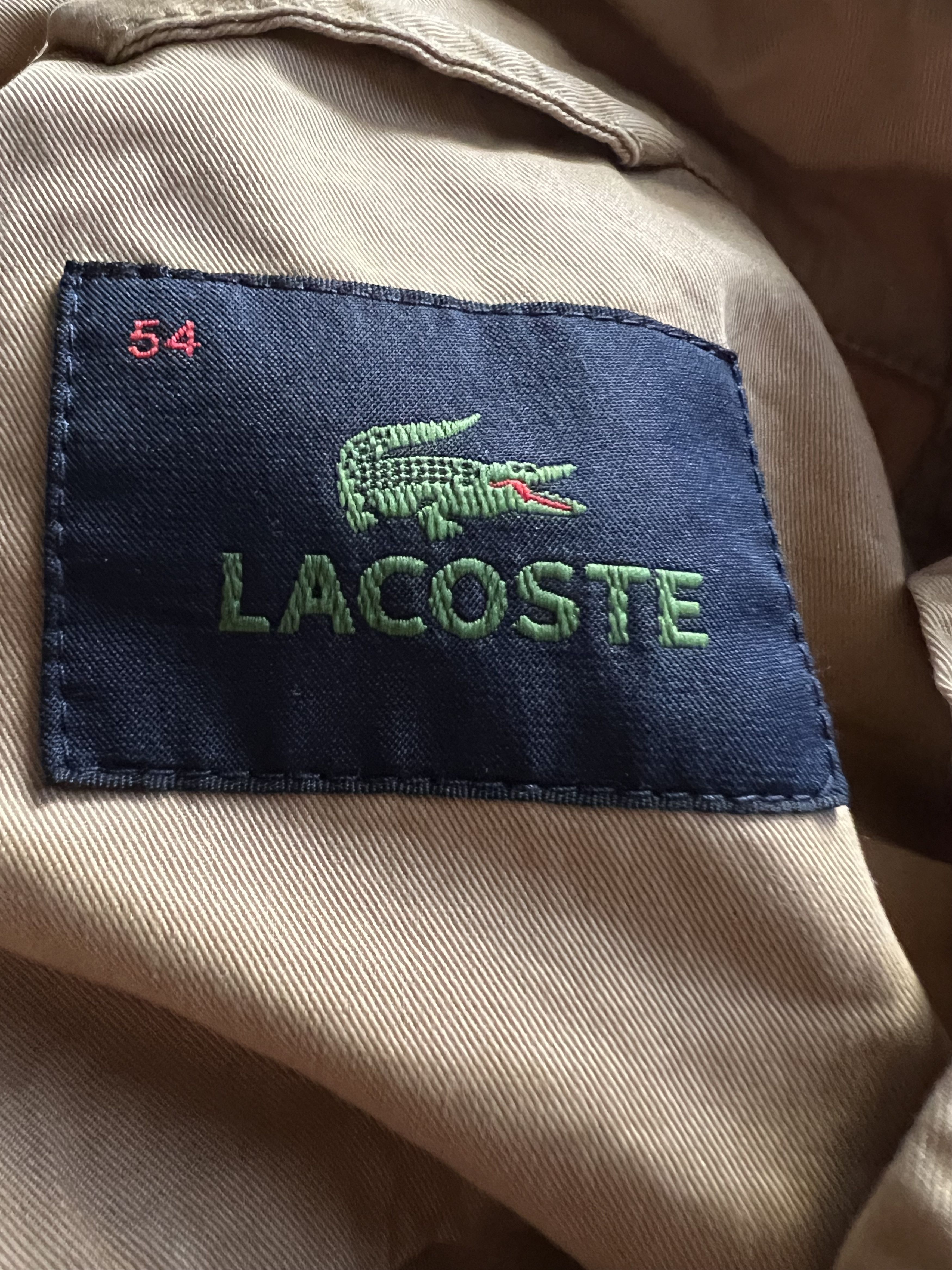 Lacoste Lacoste Light Pocket Jacket 54 Size US L / EU 52-54 / 3 - 9 Thumbnail
