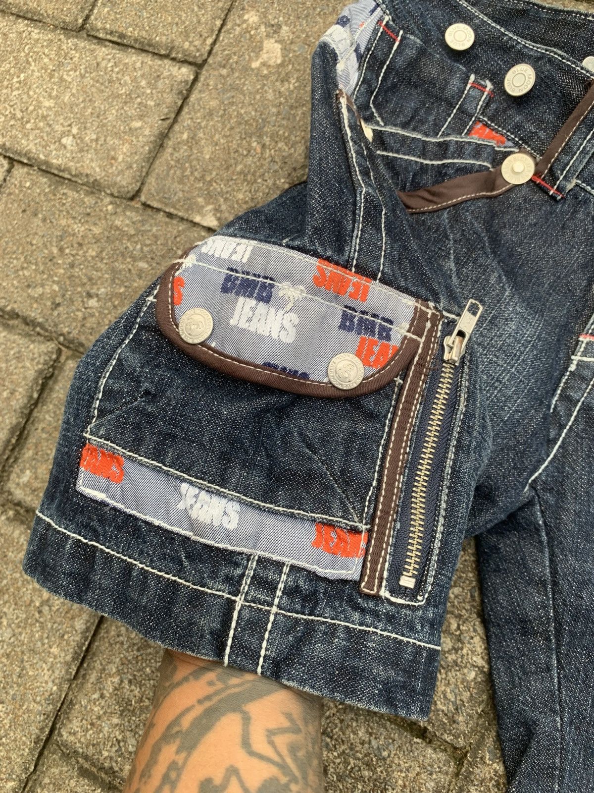 KMRii Japanese Short pants bondage cargo Multi Pocket Size US 26 / EU 42 - 4 Thumbnail