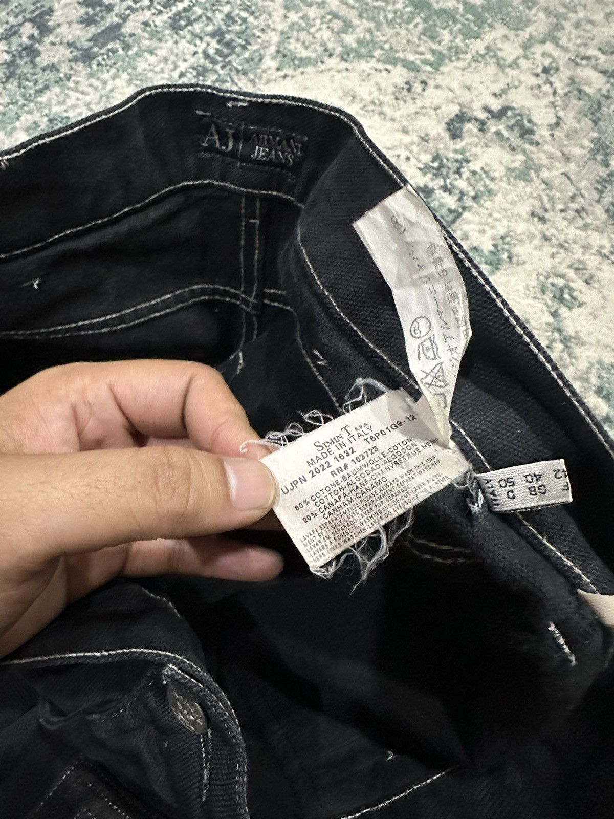 Armani Vintage Armani Cargo Double Zipper Double Knee Baggy Pants Size US 32 / EU 48 - 8 Thumbnail