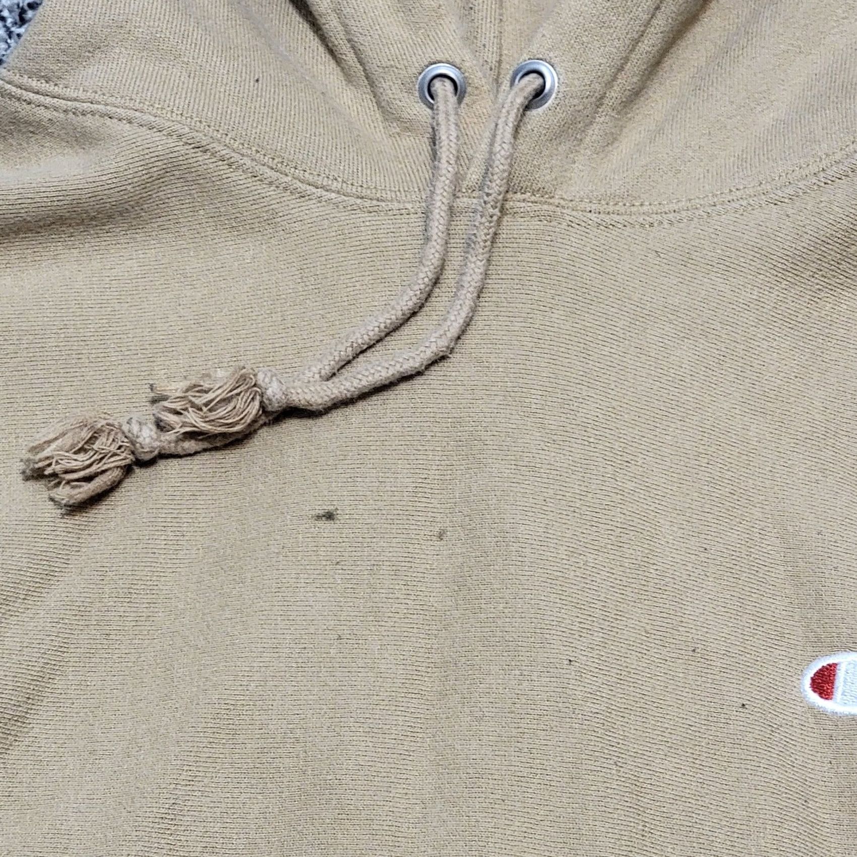 Champion VINTAGE Champion Reverse Weave Earth-Tone Tan Pullover Hoodie Sweatshirt XL Size US XL / EU 56 / 4 - 2 Thumbnail