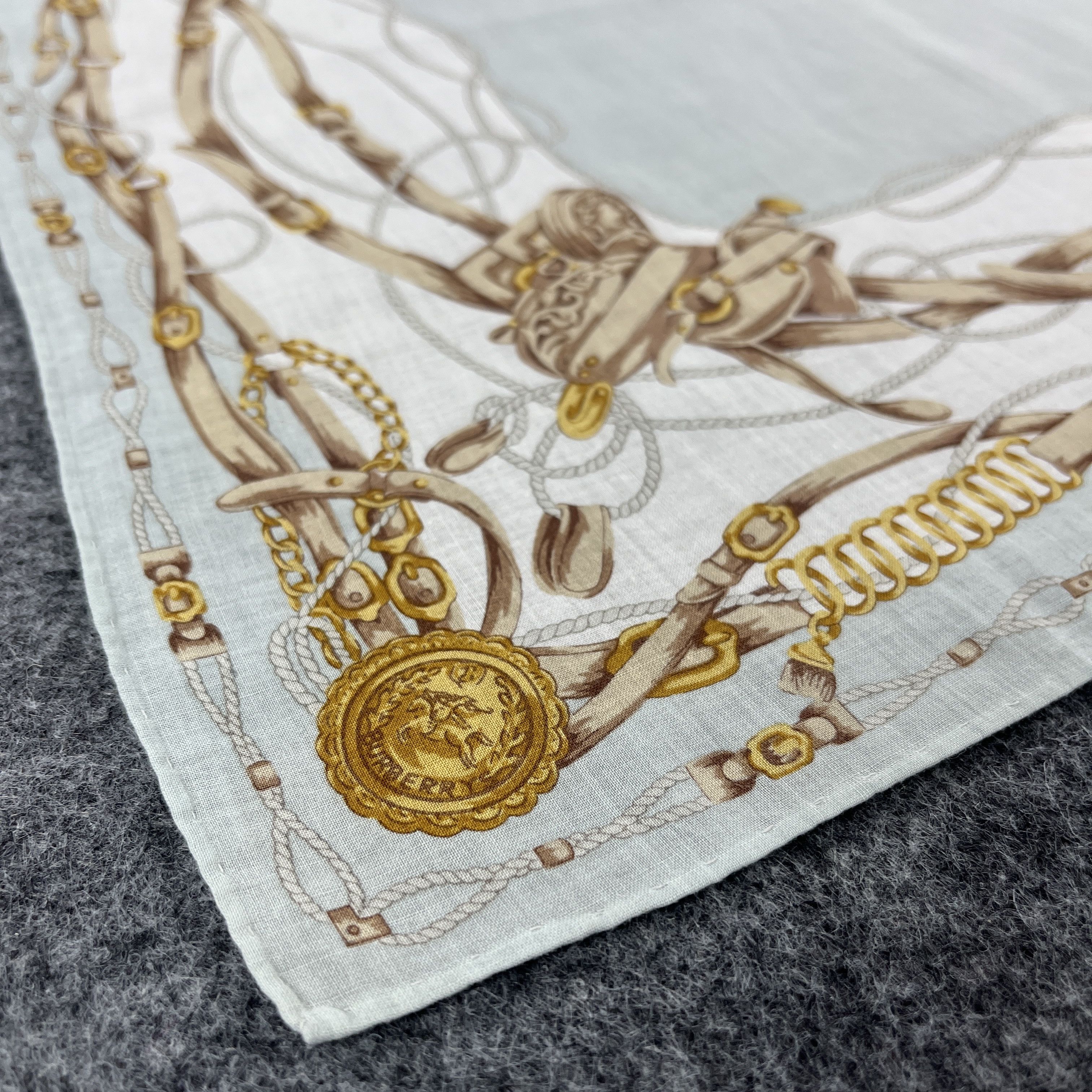 Burberry × Vintage Burberry Handkerchief / Bandana / Neckerchief B384 Size ONE SIZE - 5 Thumbnail