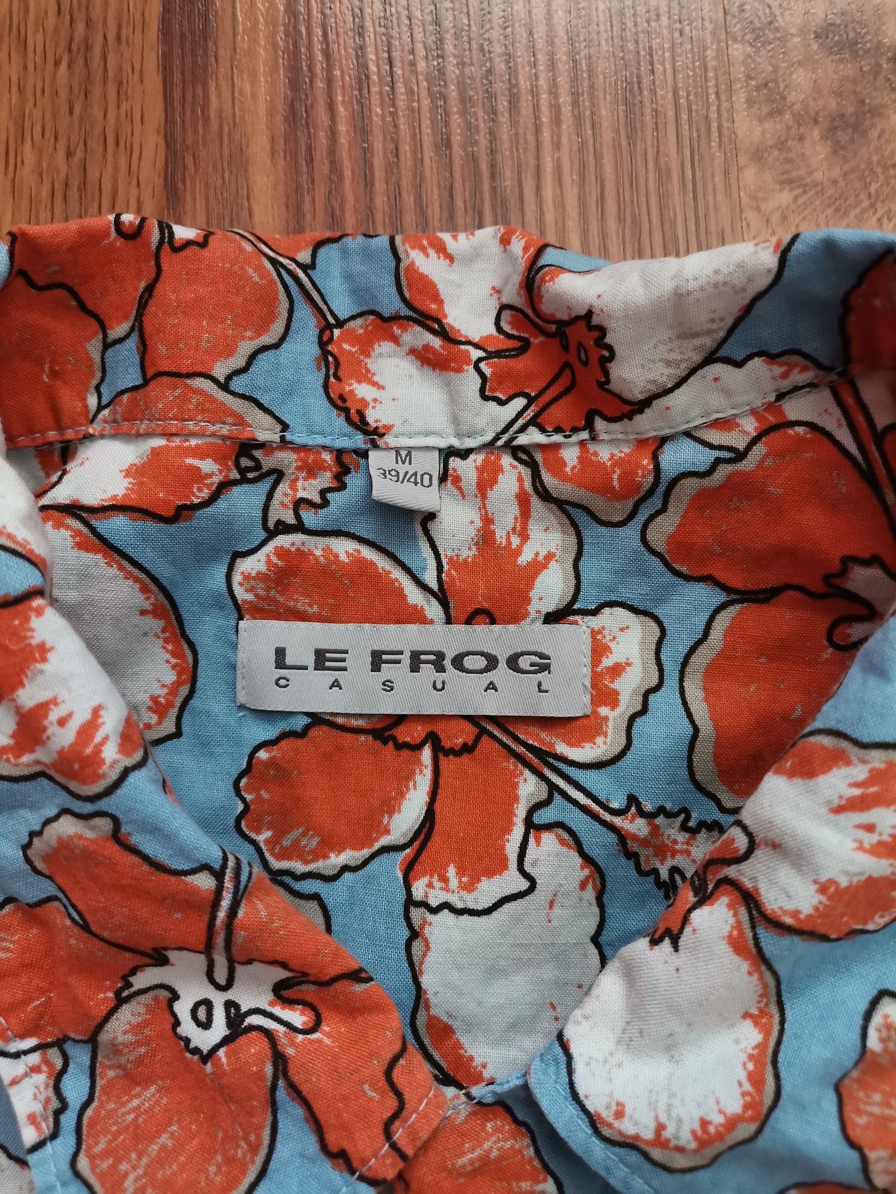 Vintage Vintage Le Frog Floral Shirt Size US M / EU 48-50 / 2 - 3 Thumbnail